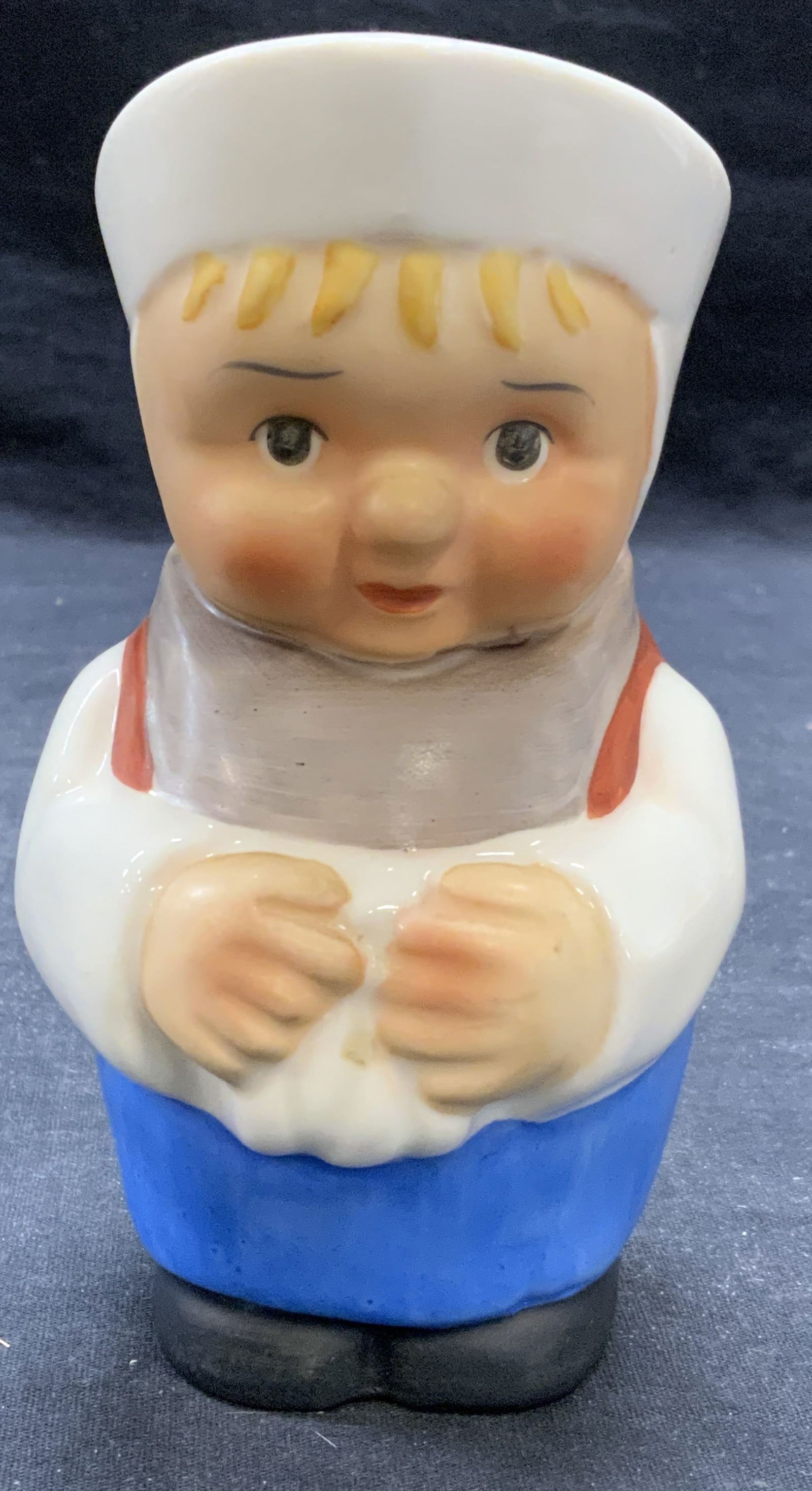 Vintage Hand Painted Ceramic Figural Jug (1 of 6)