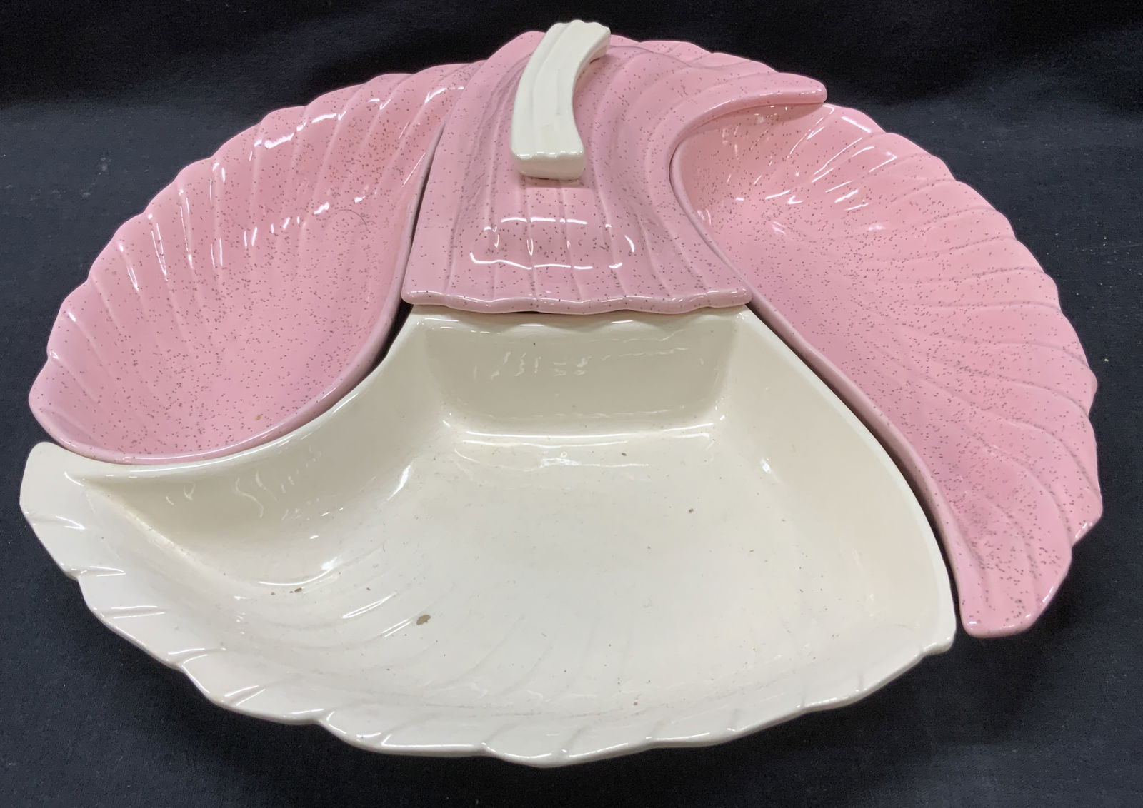 Vtg Hoeing California Ceramic Serving Set USA (1 of 9)