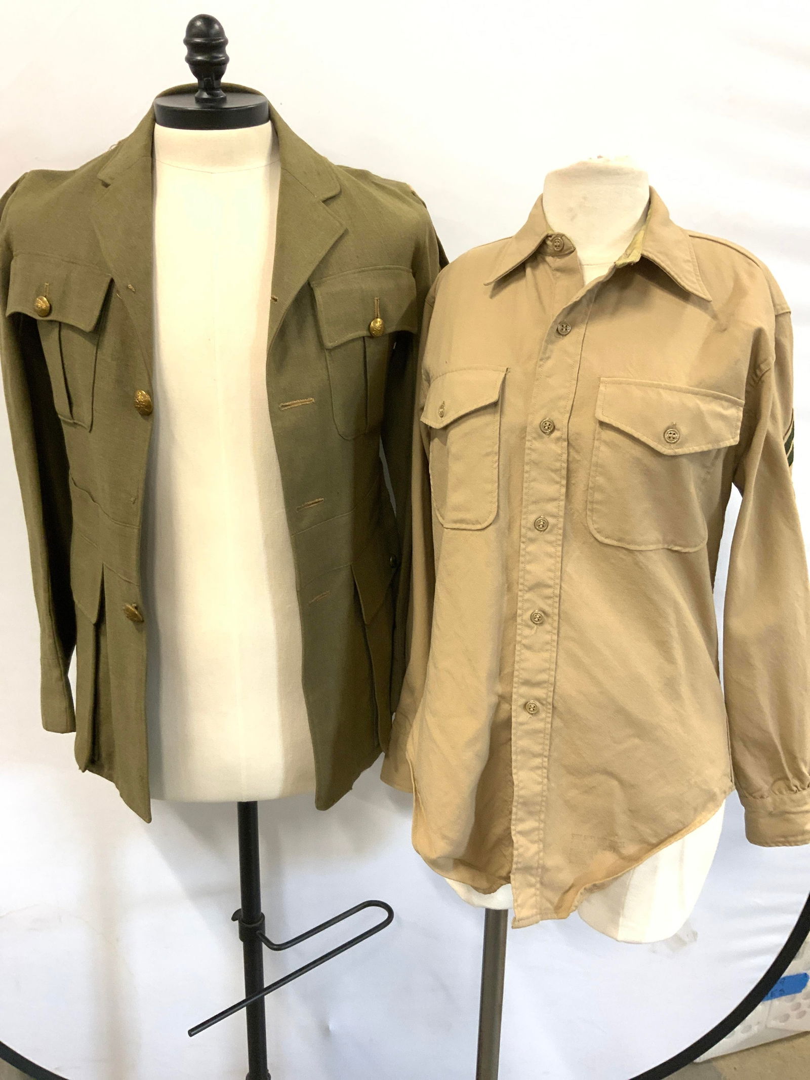 US Marine Corps Wool Shirt & Military Jacket, 2 (1 of 18)