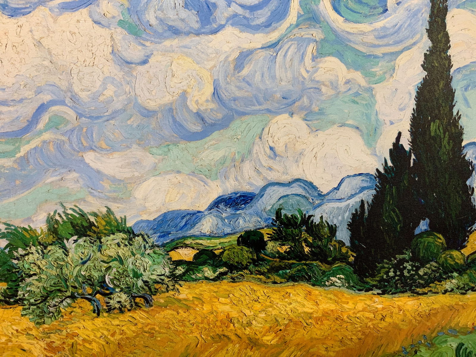 Van Gogh Wheat Field Lithograph (1 of 6)