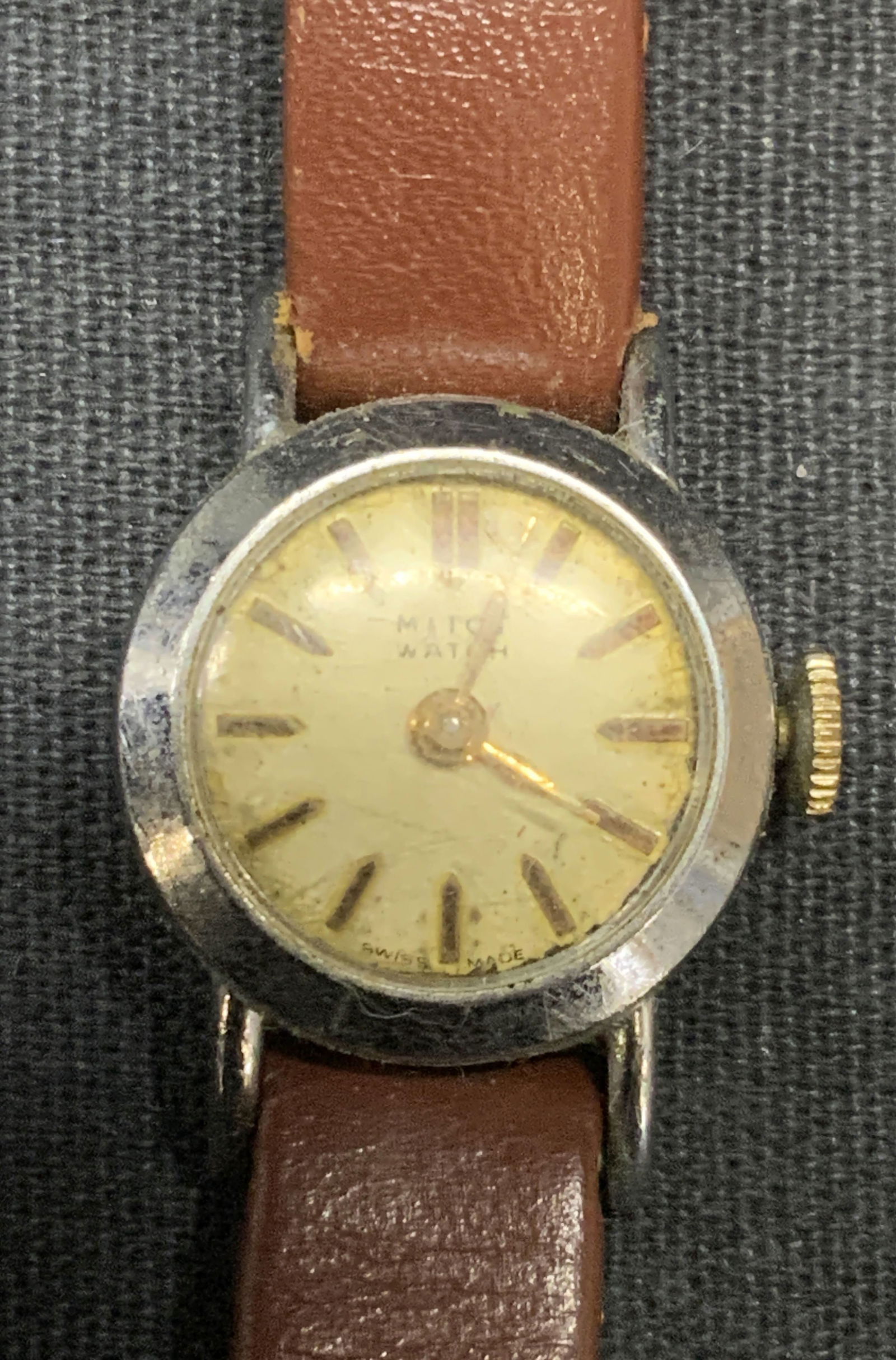 Vintage Mitot Leather Strap Watch (1 of 6)