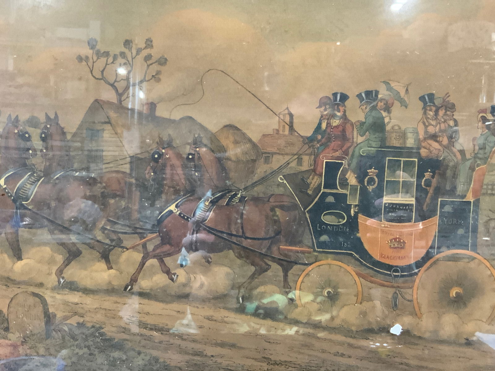 Antq L.Thompson Colored Plate Lithograph (1 of 11)