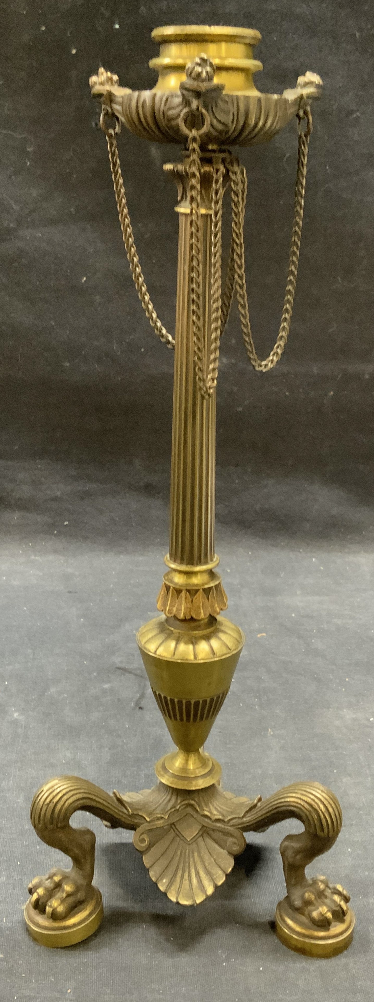 Vintage Brass Footed Candle Holder (1 of 6)