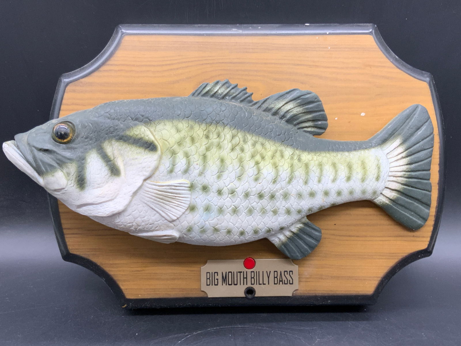 1999 GEMMY BIG MOUTH BILLY BASS Wall Plaque (1 of 7)