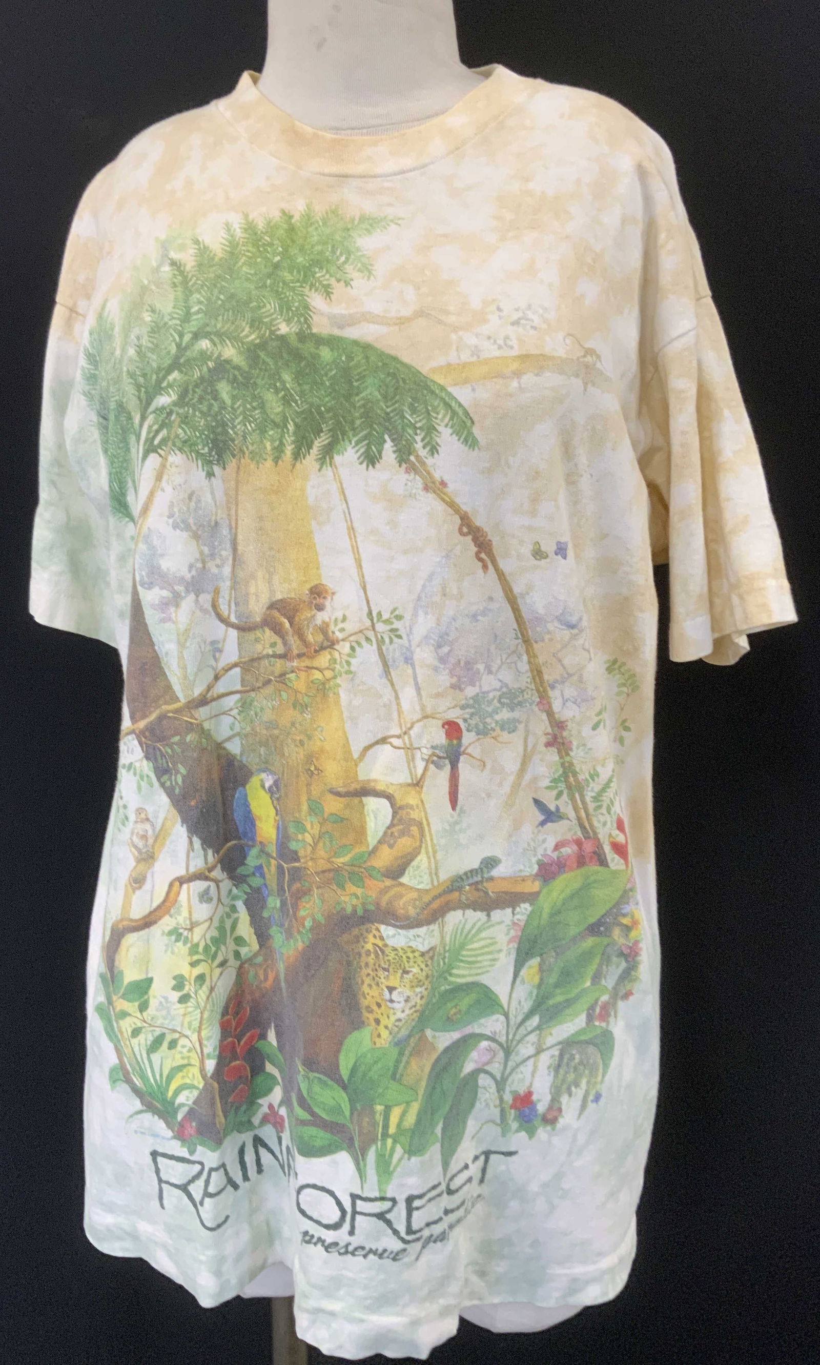 Liquid Blue Vntg Cotton Tee w Rainforest Graphic (1 of 11)