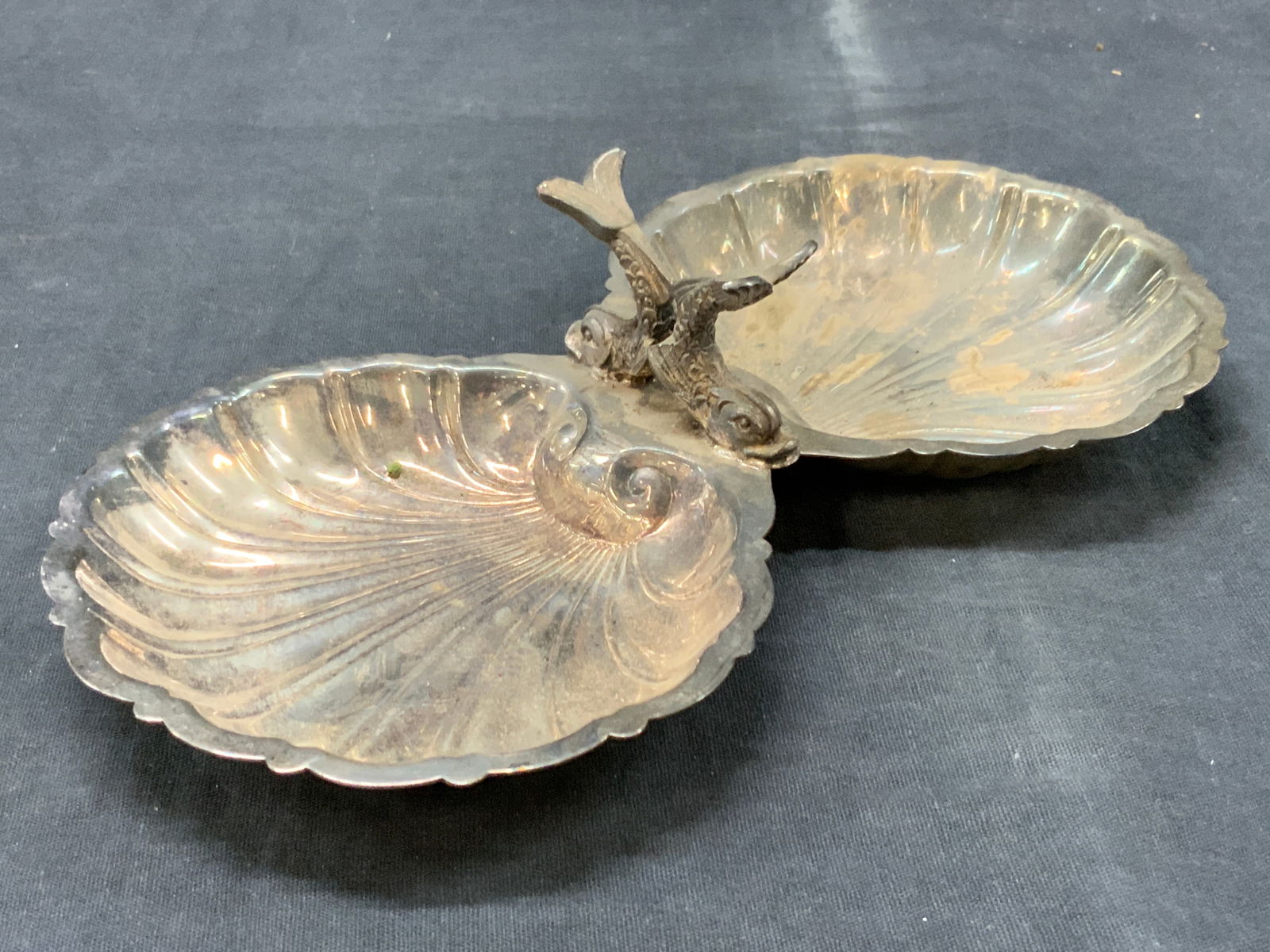 Vtg Gorham Silver Plate Fish & Shell Dishes (1 of 6)