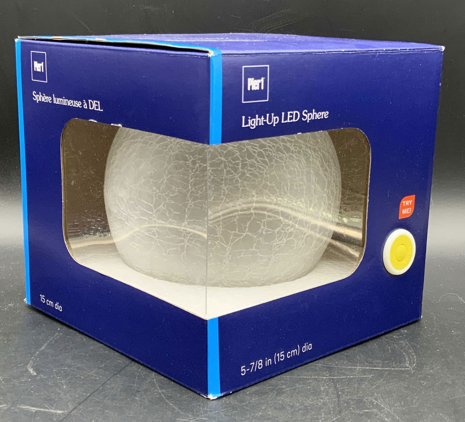 PIER1 Light Up LED Sphere, New in Box (1 of 8)