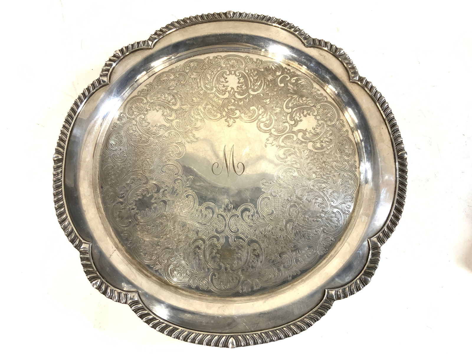 Silver Plate Lazy Susan (1 of 6)