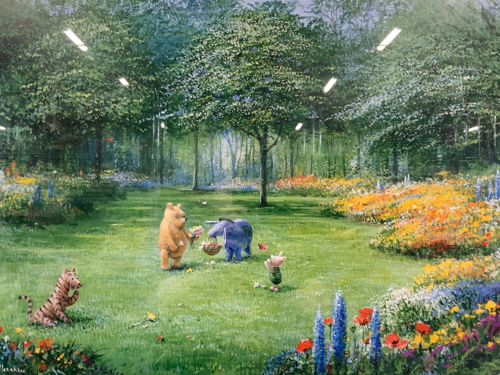 From Poohs Garden Walt Disney Lithograph (1 of 12)