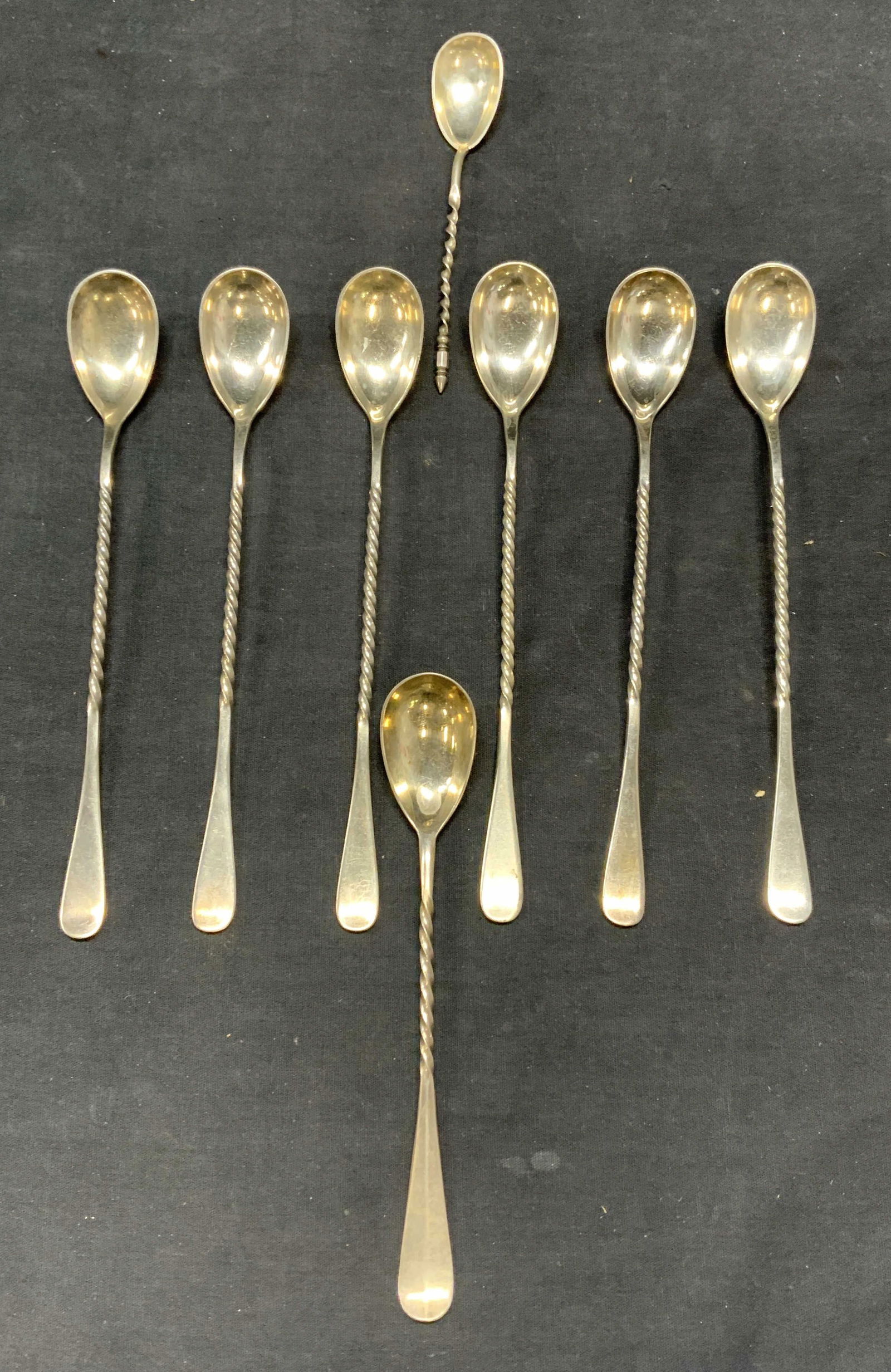 Lot 8 Reed & Barton Silver Pl Bar Spoons, More (1 of 8)