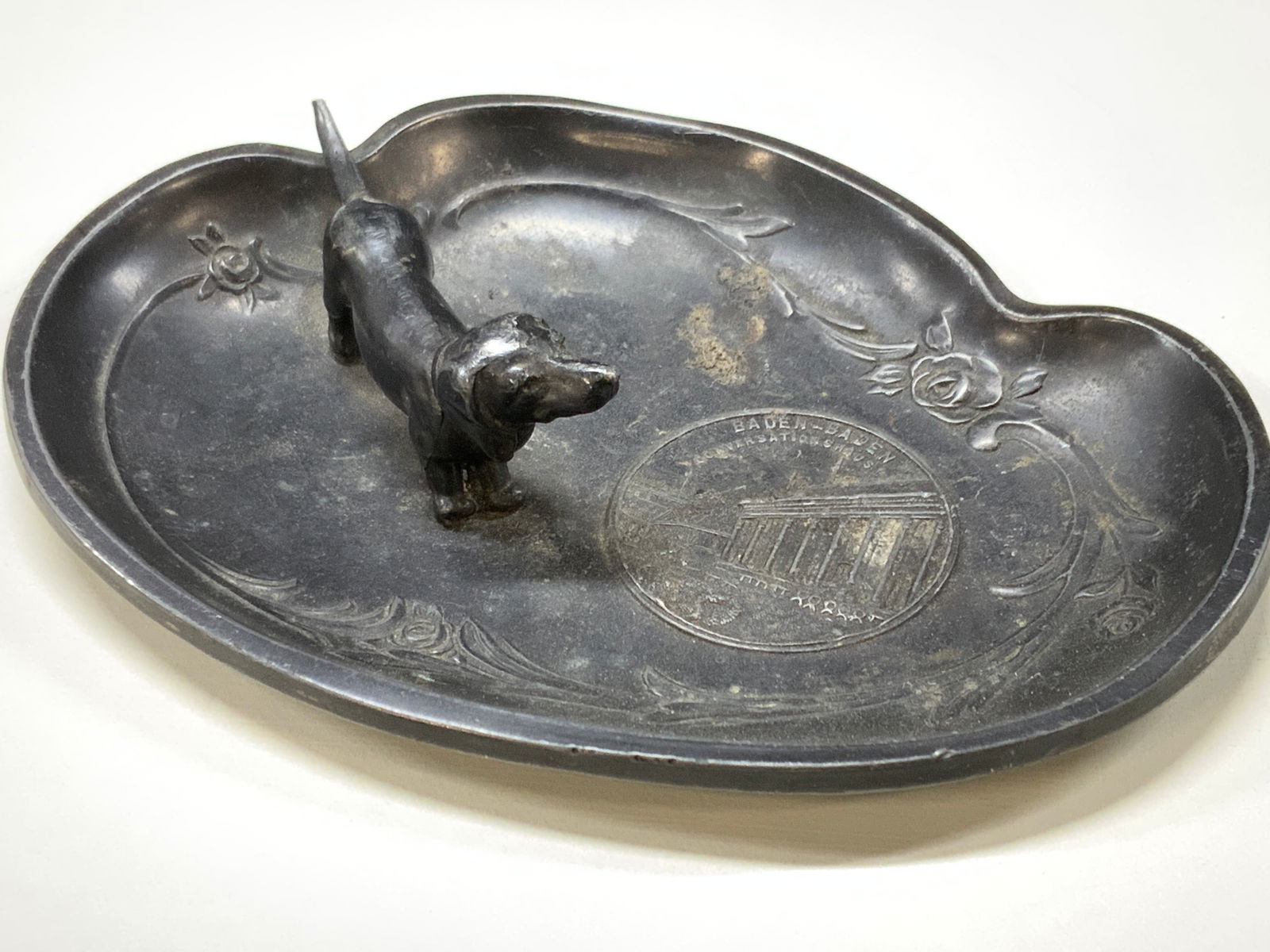 Baden Baden Dachshund Metal Trinket Dish Germany (1 of 6)