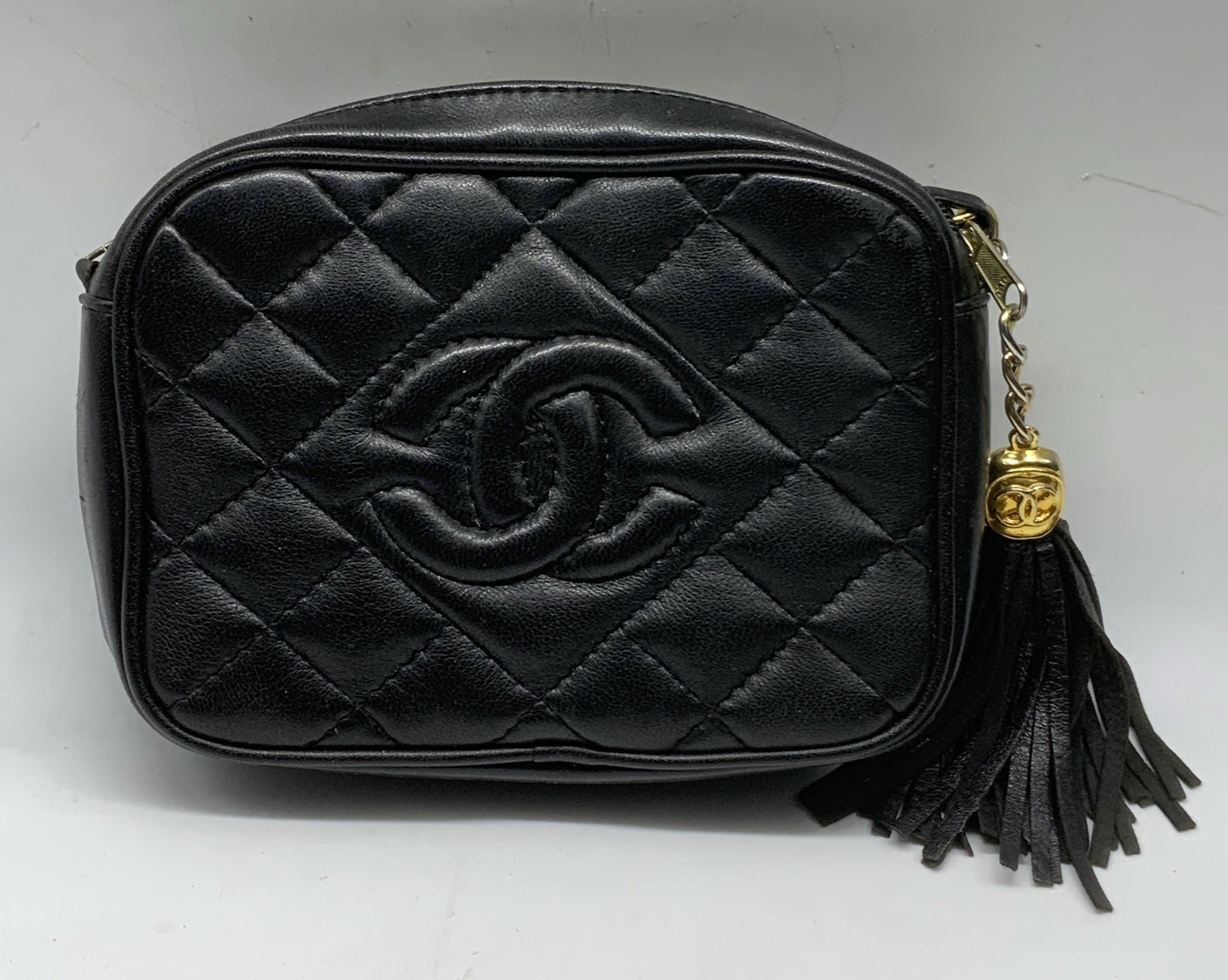 Black Quilted Leather CC Handbag (1 of 7)