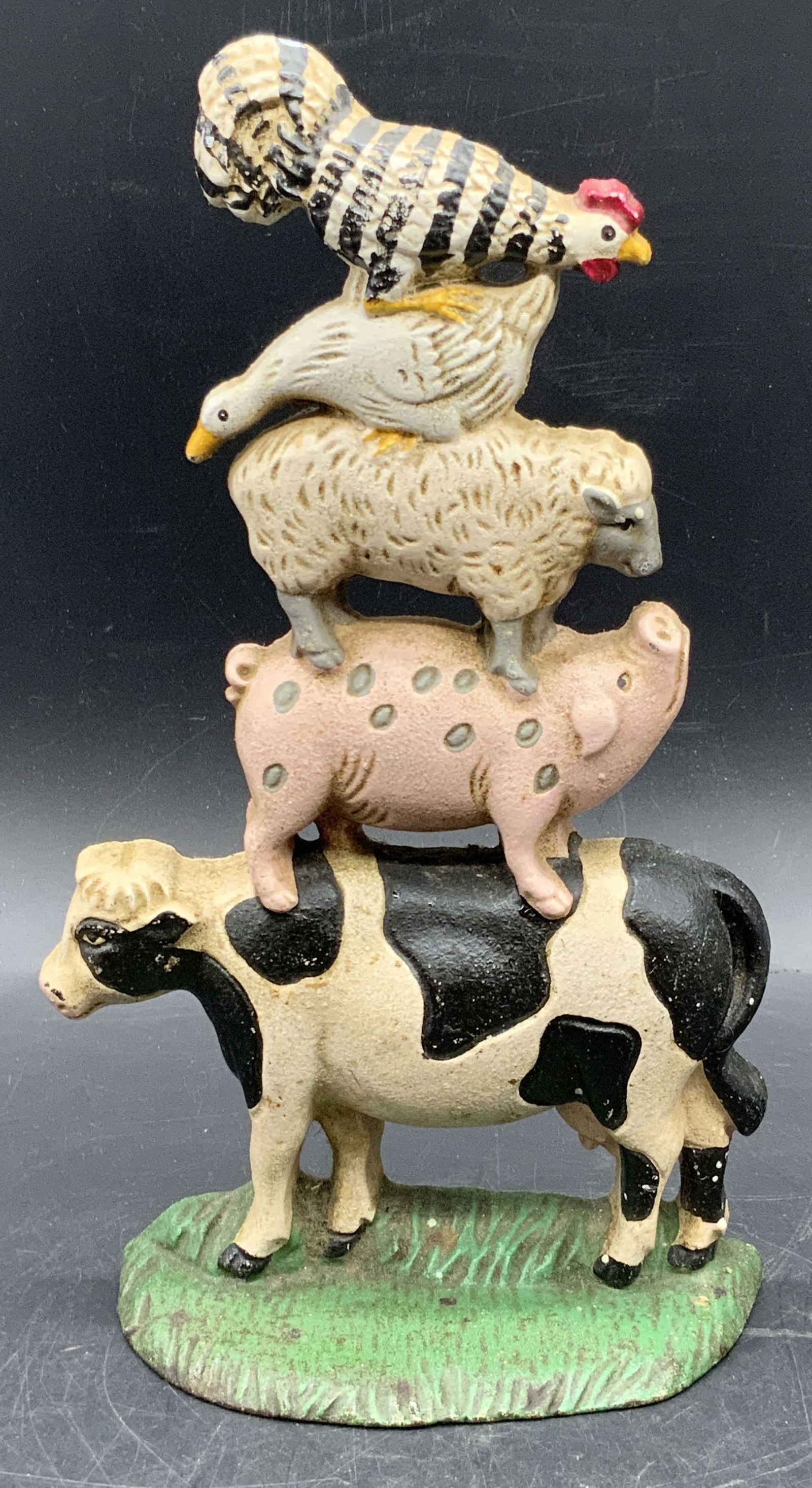 MIDWEST IMPORTERS Stacked Farm Animals Doorstop (1 of 12)