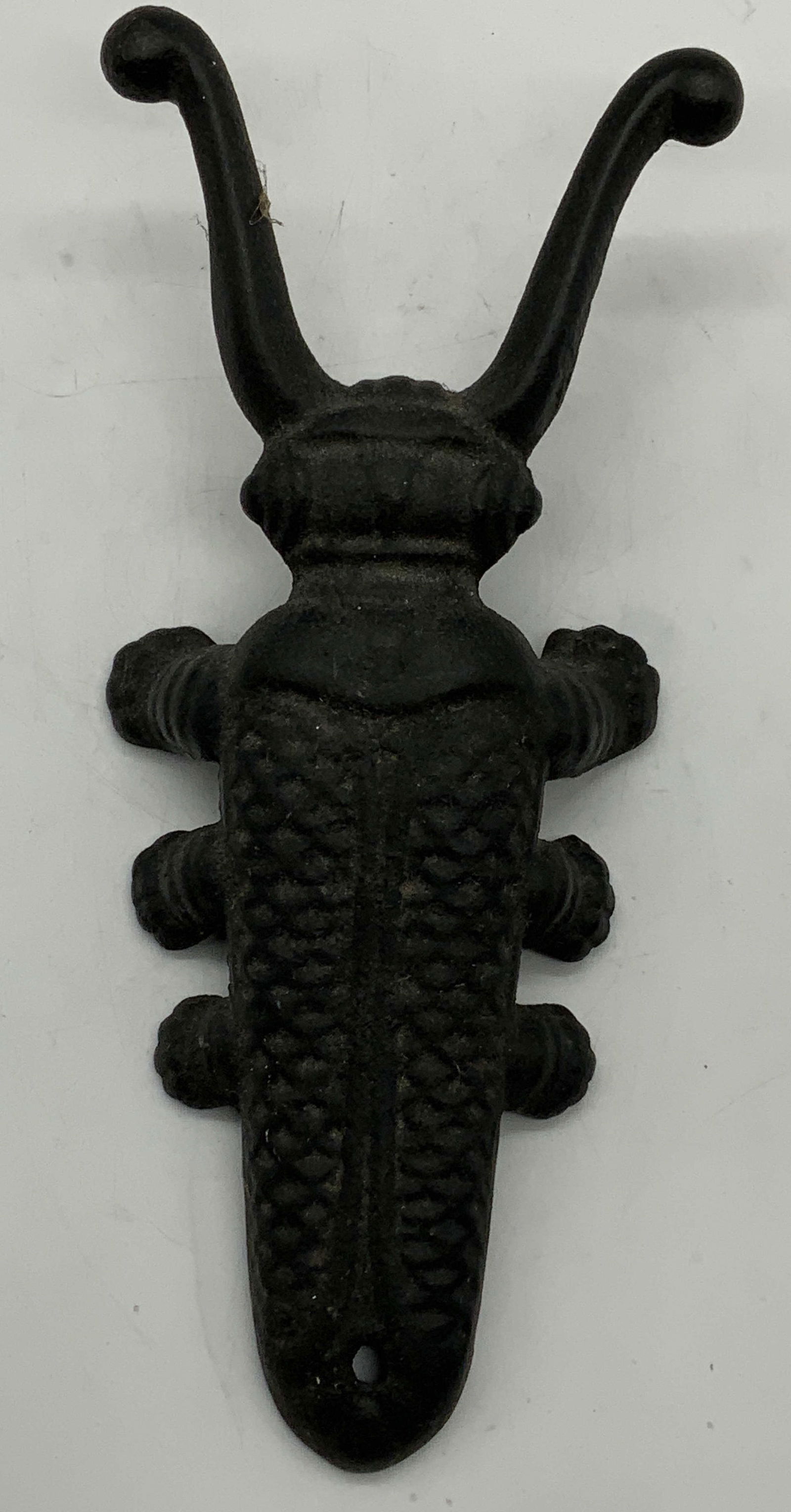 Vintage Black Iron Beetle Figural Boot Jack (1 of 6)