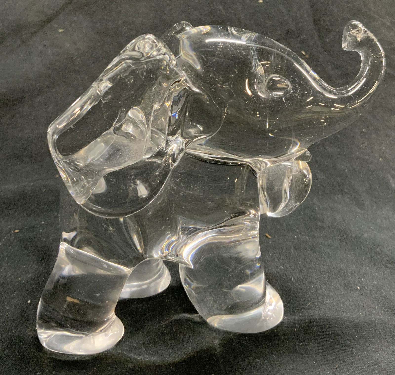 CARTIER Crystal Elephant Figural (1 of 8)