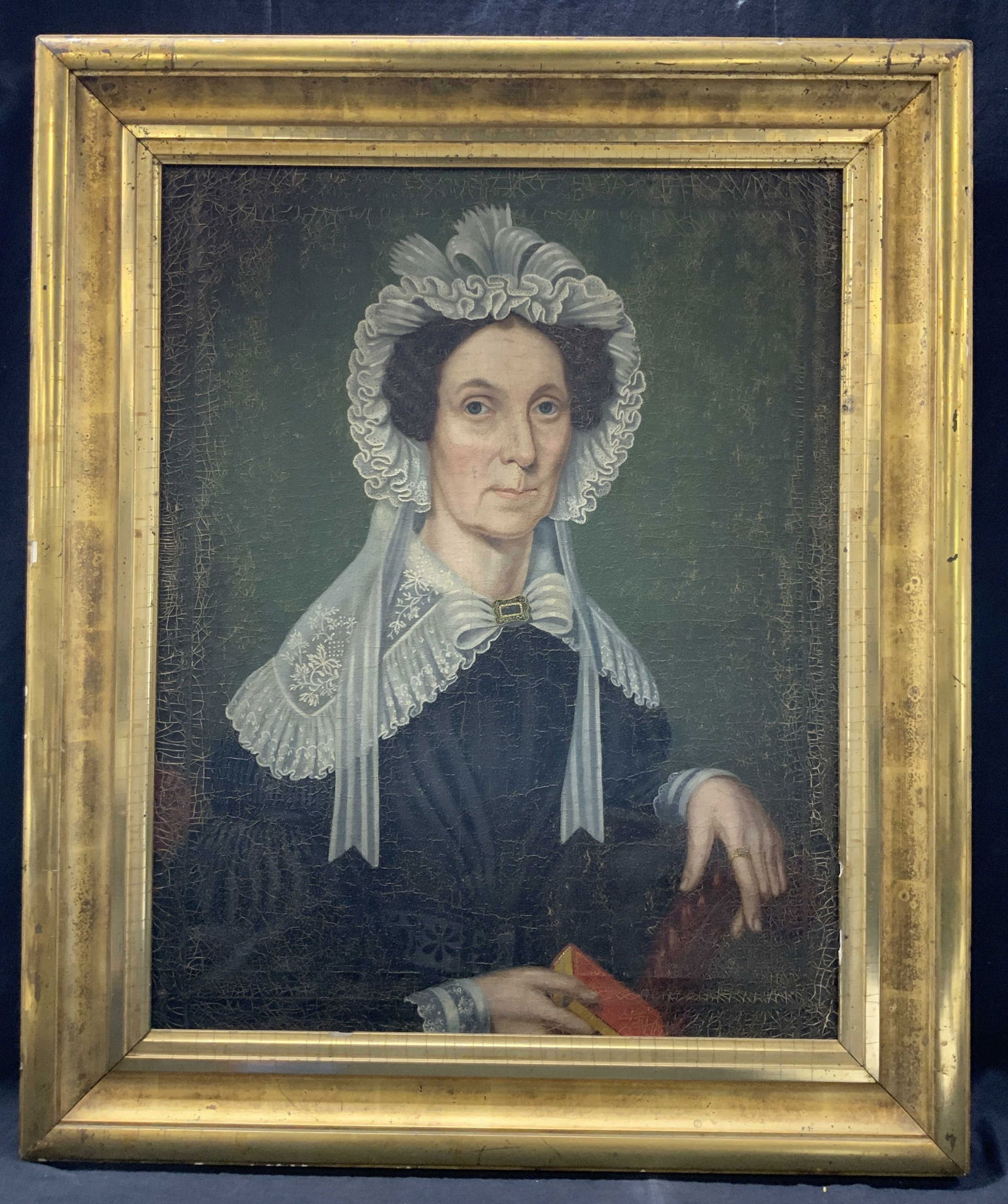 1838 Joel Parks Minerva Portrait Oil Portrait (1 of 14)