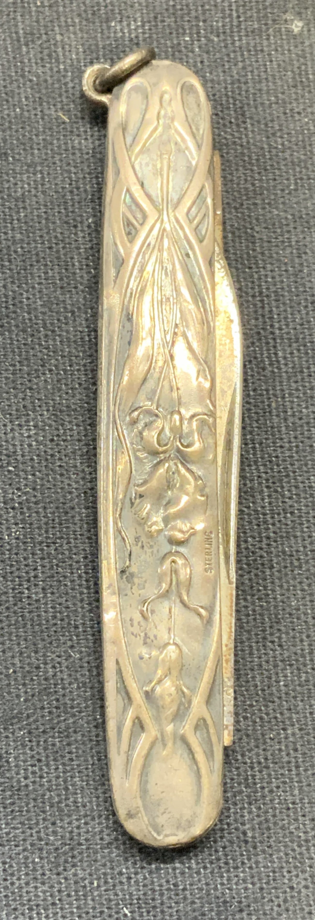 Vintage Macys Sterling Silver Pocket Knife (1 of 7)