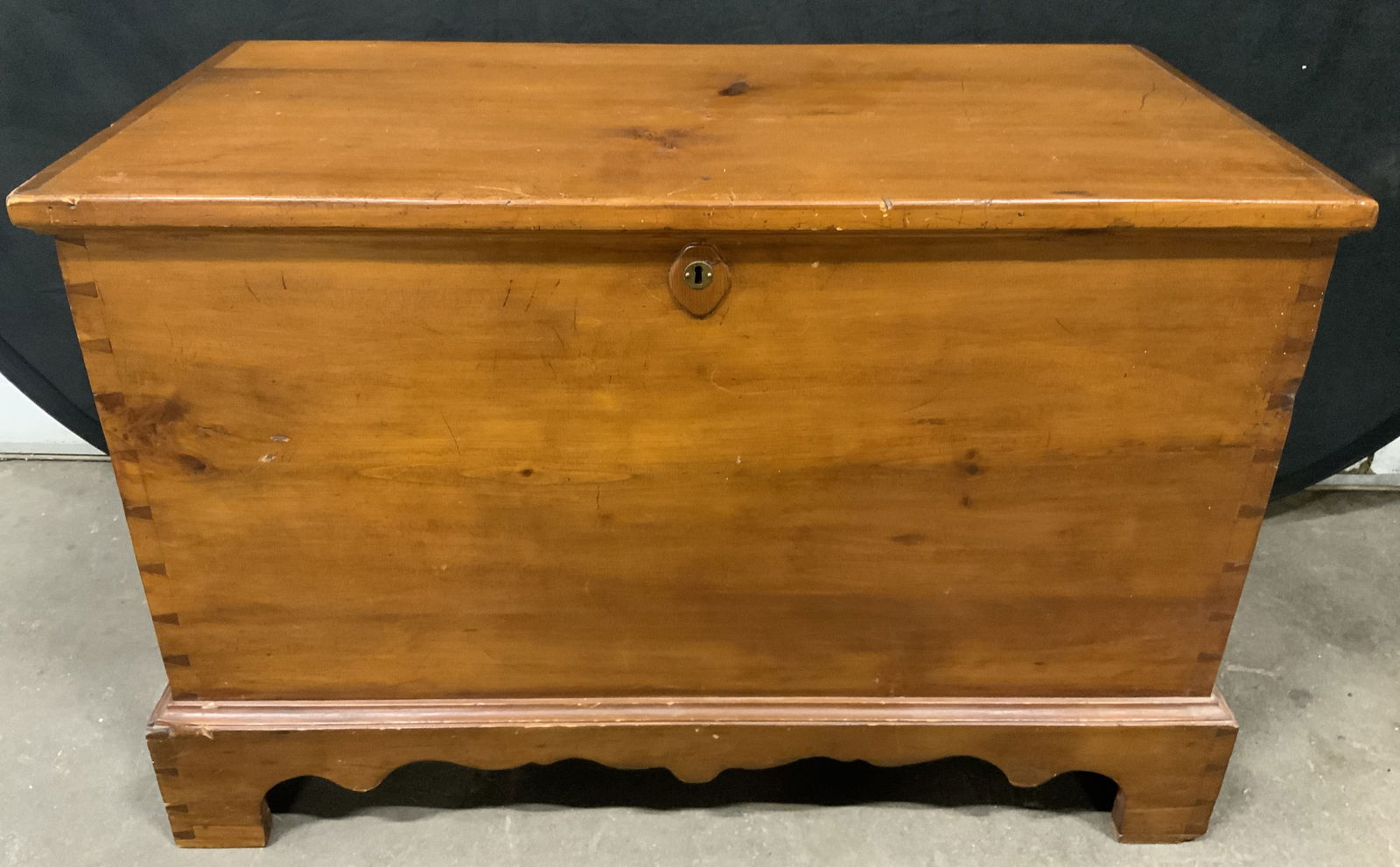 Antique Dovetailed Wooden Chest (1 of 11)