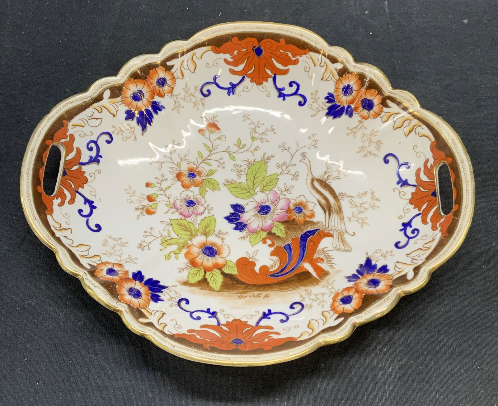 Vintage Nippon Hand Painted Porcelain Floral Bowl (1 of 7)