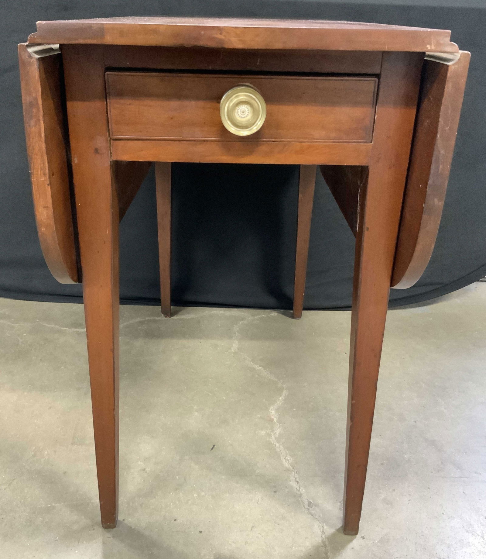 Antique Drop Leaf Table W/ Drawer (1 of 13)