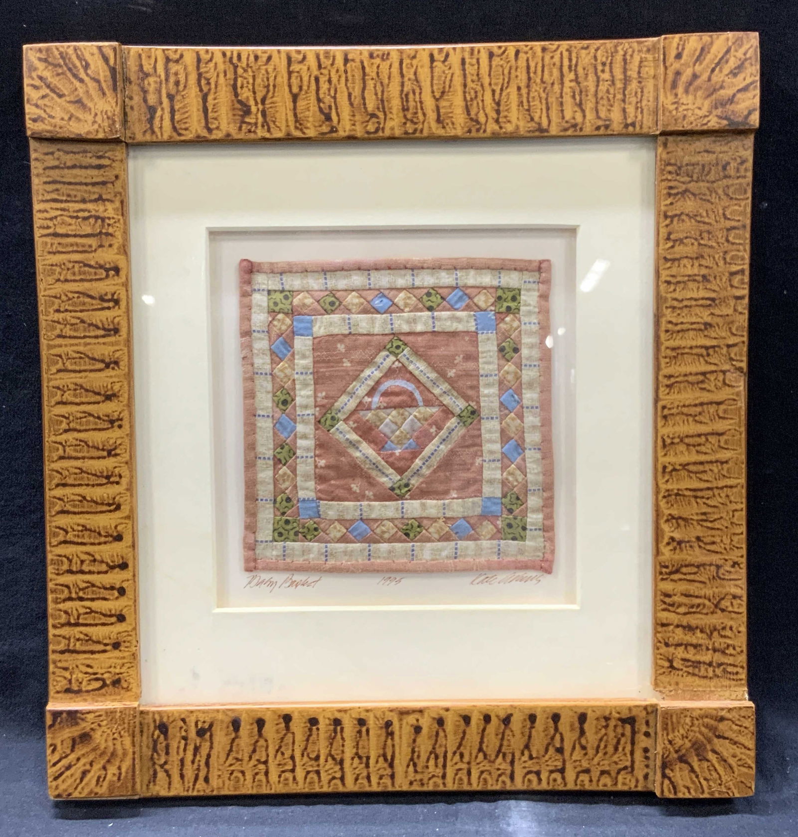 Kate Adams Antique Fabric Baby Guilt Square 1995 (1 of 9)