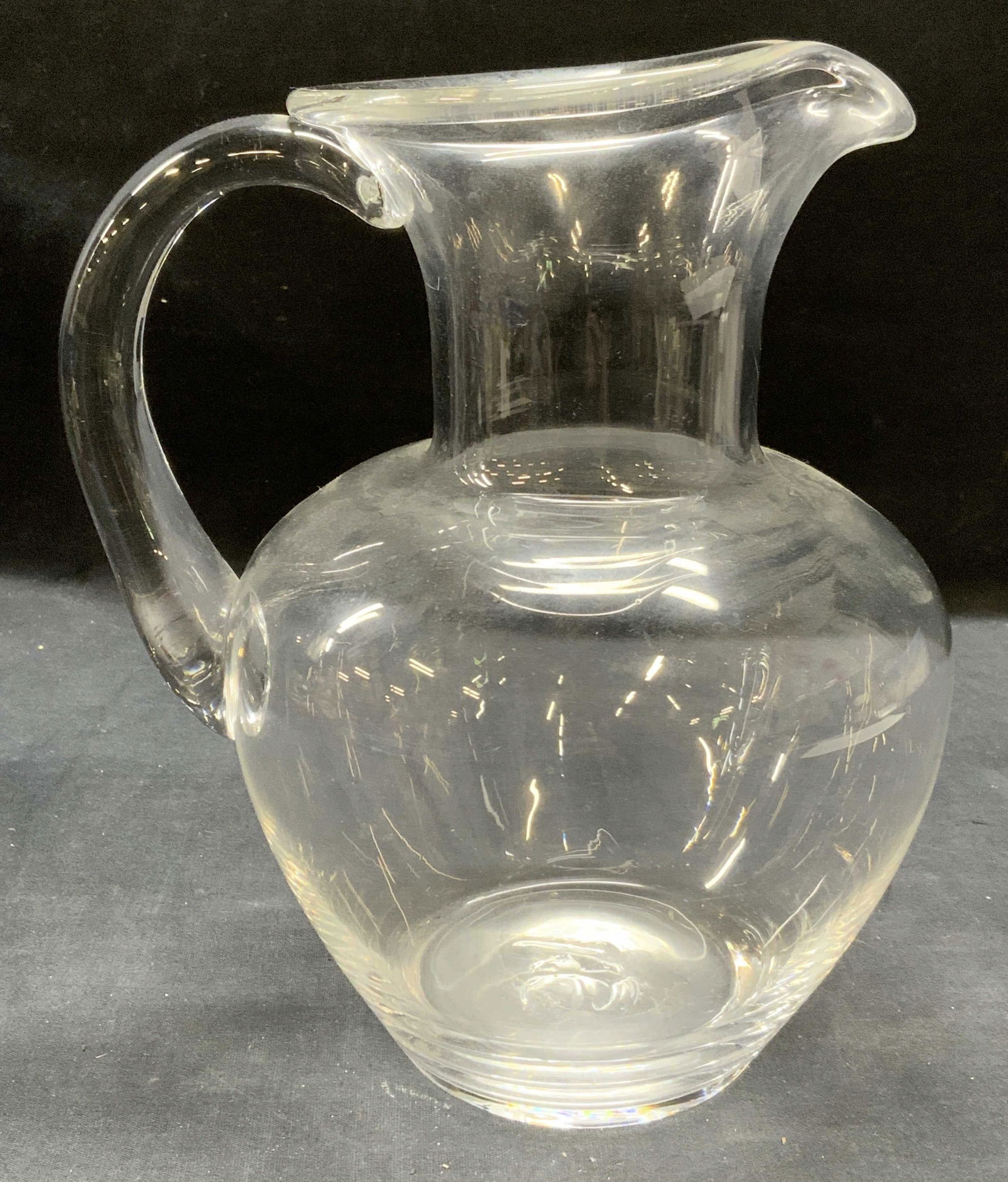 Vintage Hand Blown Glass Pitcher (1 of 6)