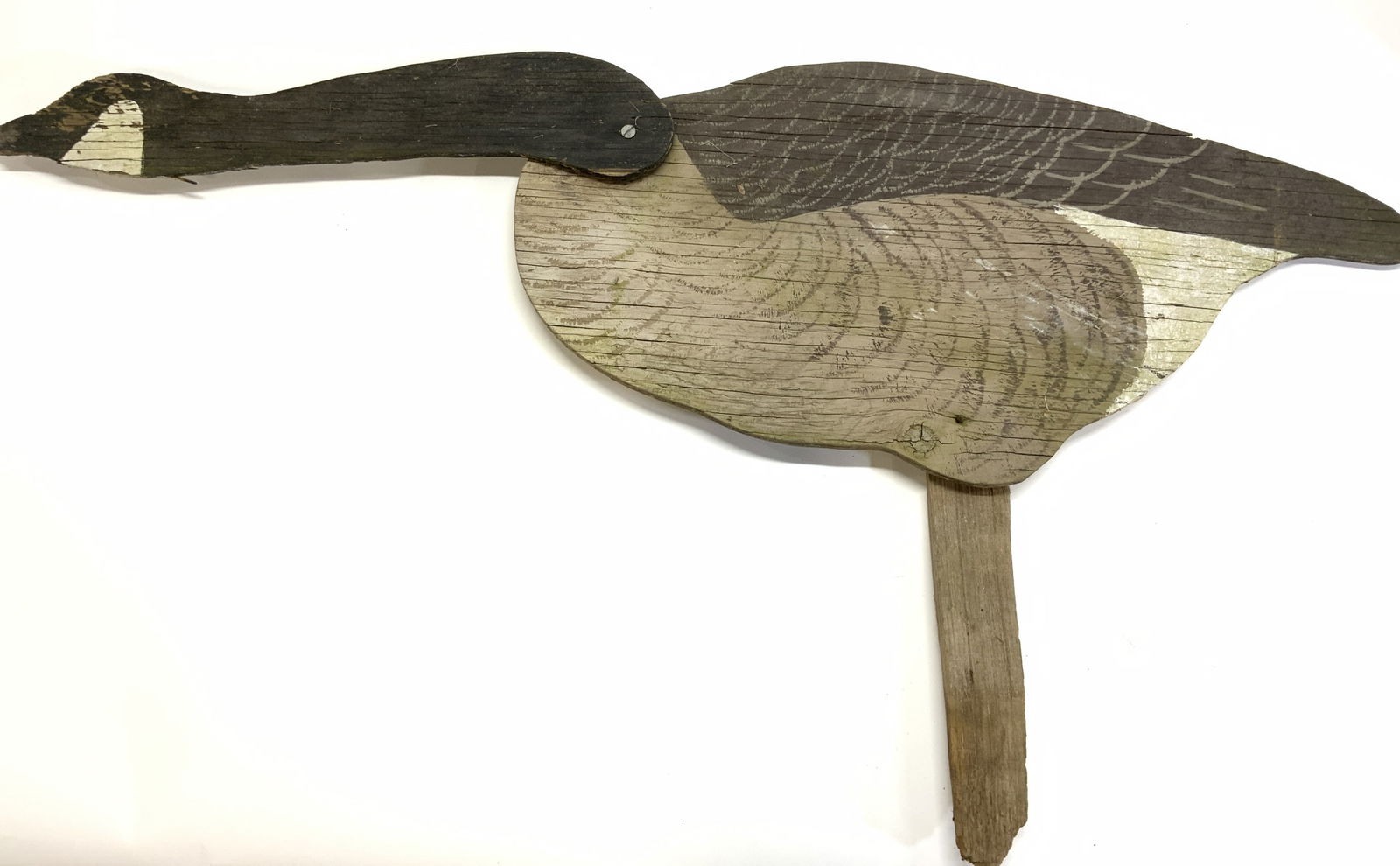 Wooden Folk Art Goose Lawn Decoy/Ornament (1 of 8)