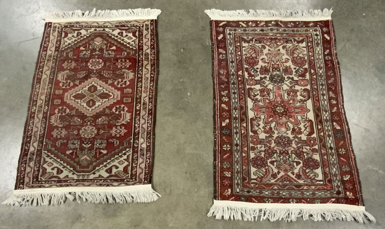 Lot 2 Vintage Handmade Persian Rugs, Iran (1 of 8)