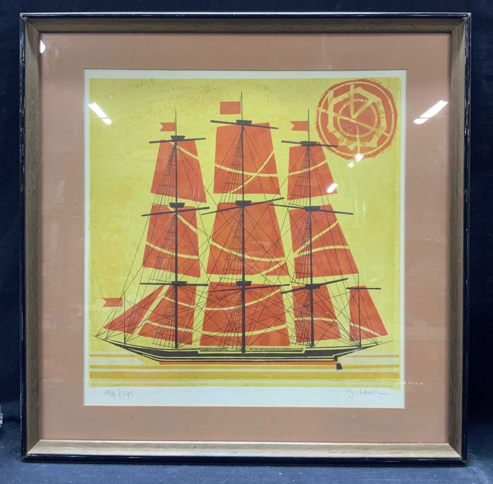 Gisela Heuer Sgd Ship Silk Screen (1 of 10)