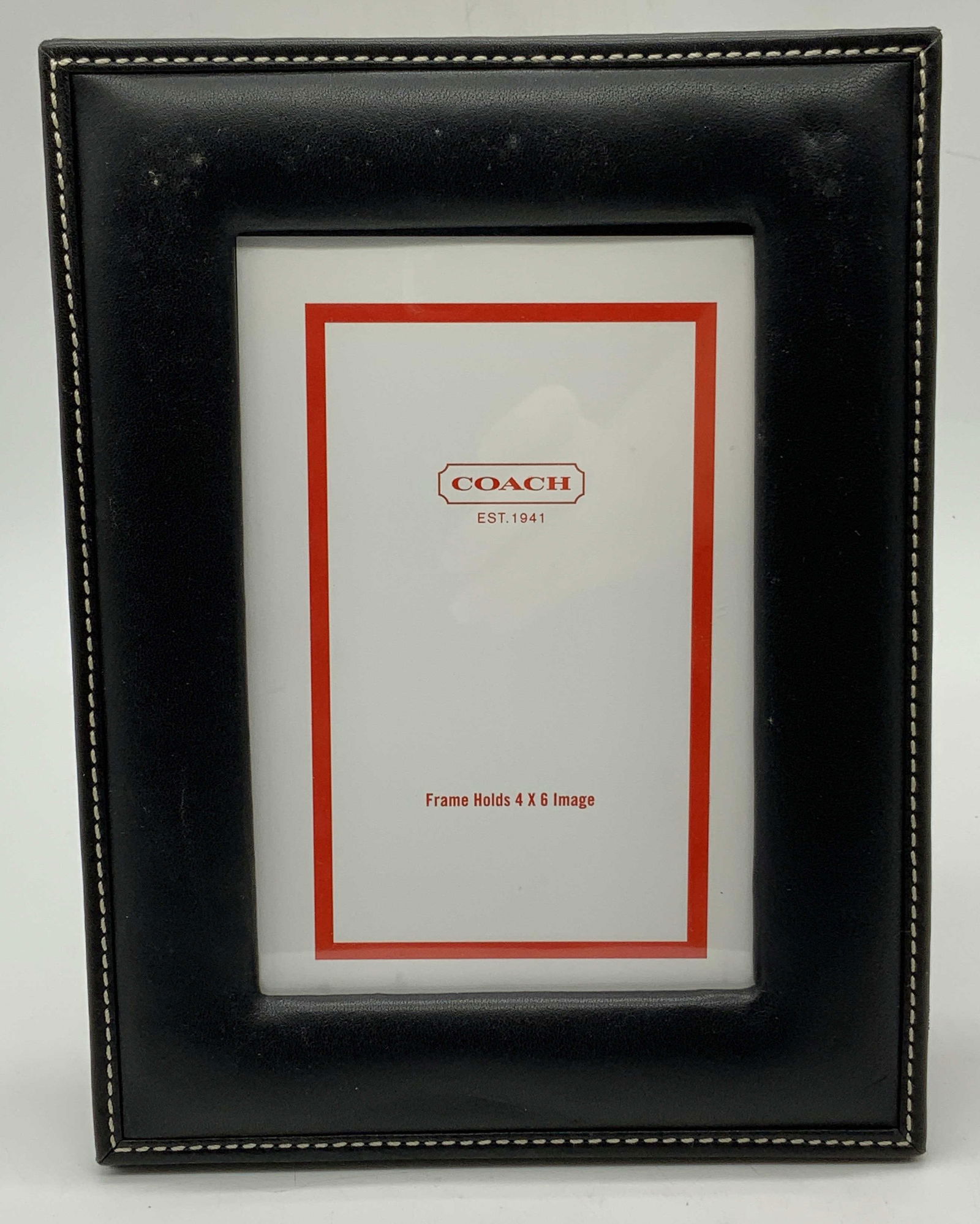 Coach Black Leather Picture Frame (1 of 7)