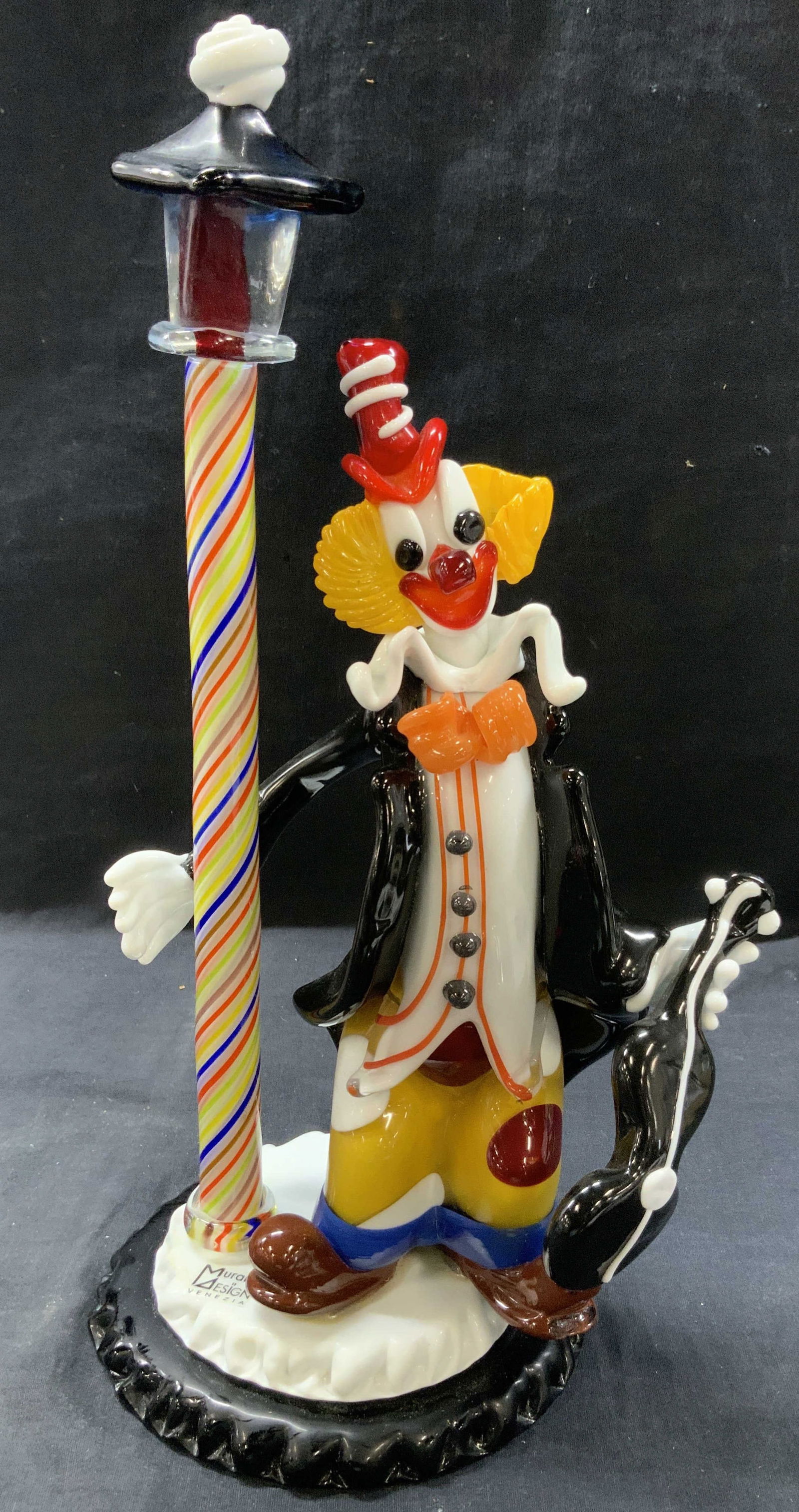Murano Design Art Glass Clown Figural, Venezia (1 of 12)