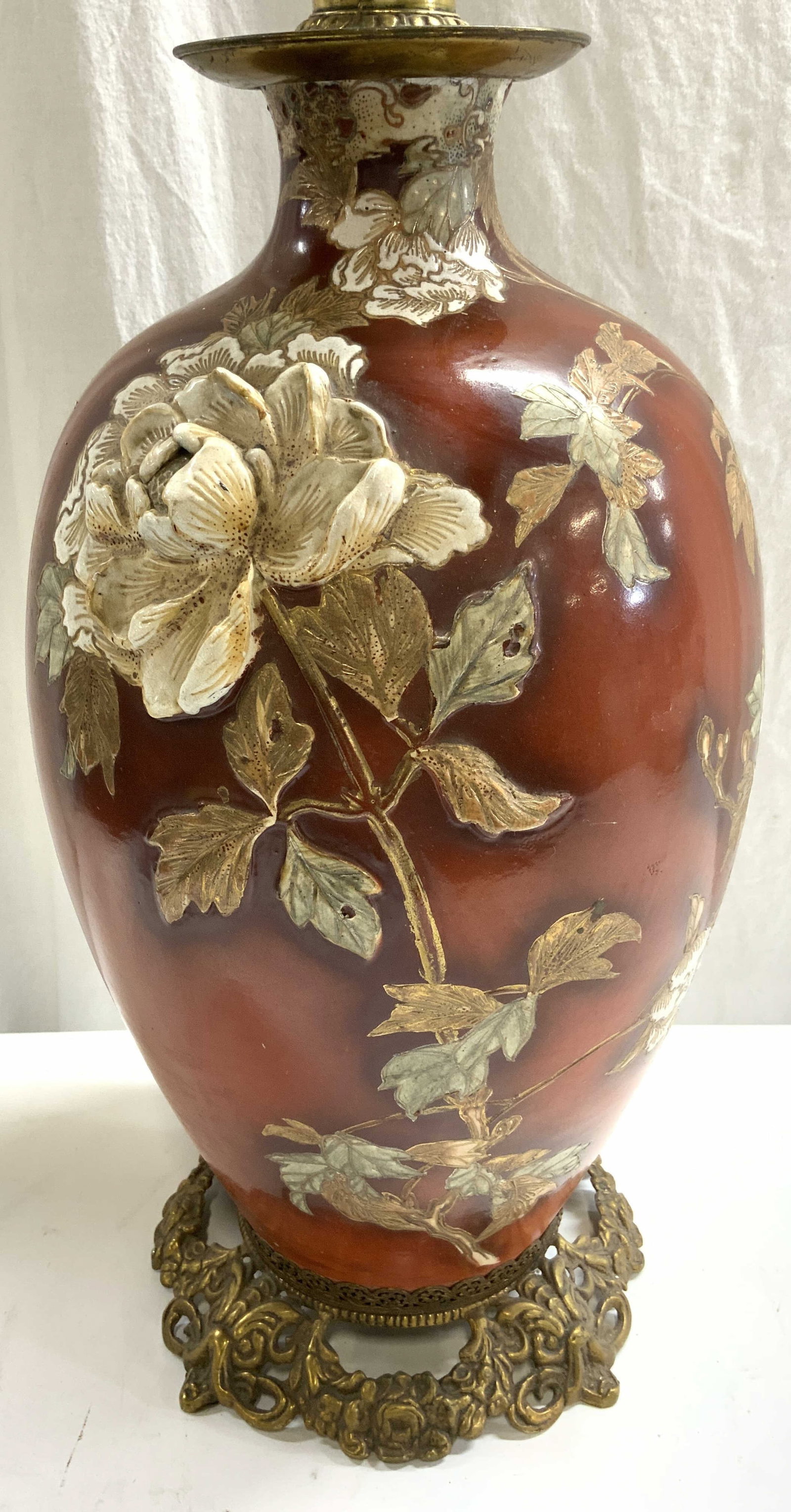 Vintage Oriental Style Ceramic Table Lamp (1 of 10)