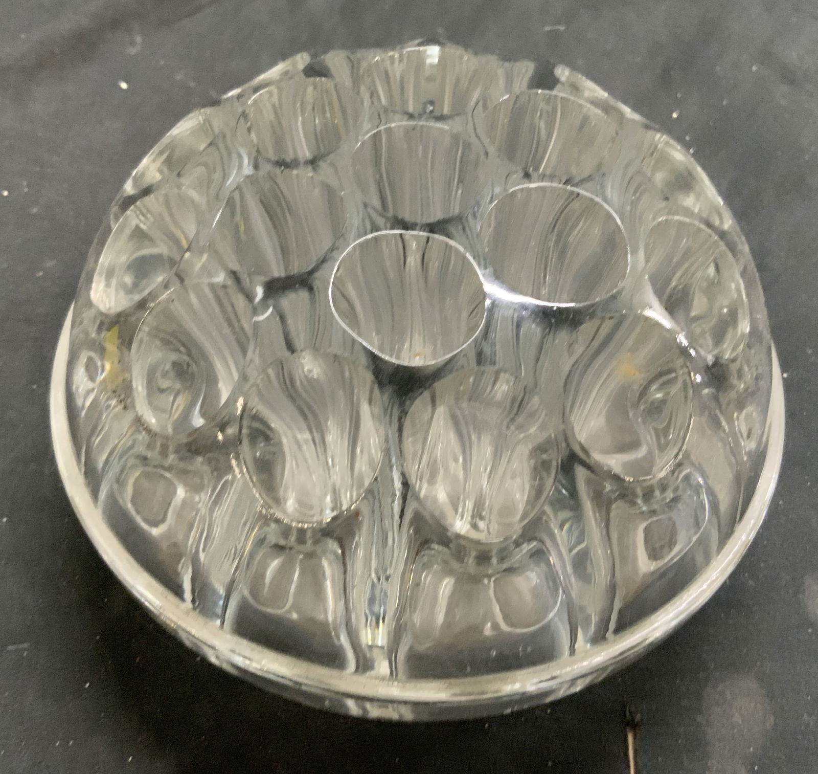 Vintage Art Glass Flower Frog Flower Holder (1 of 6)