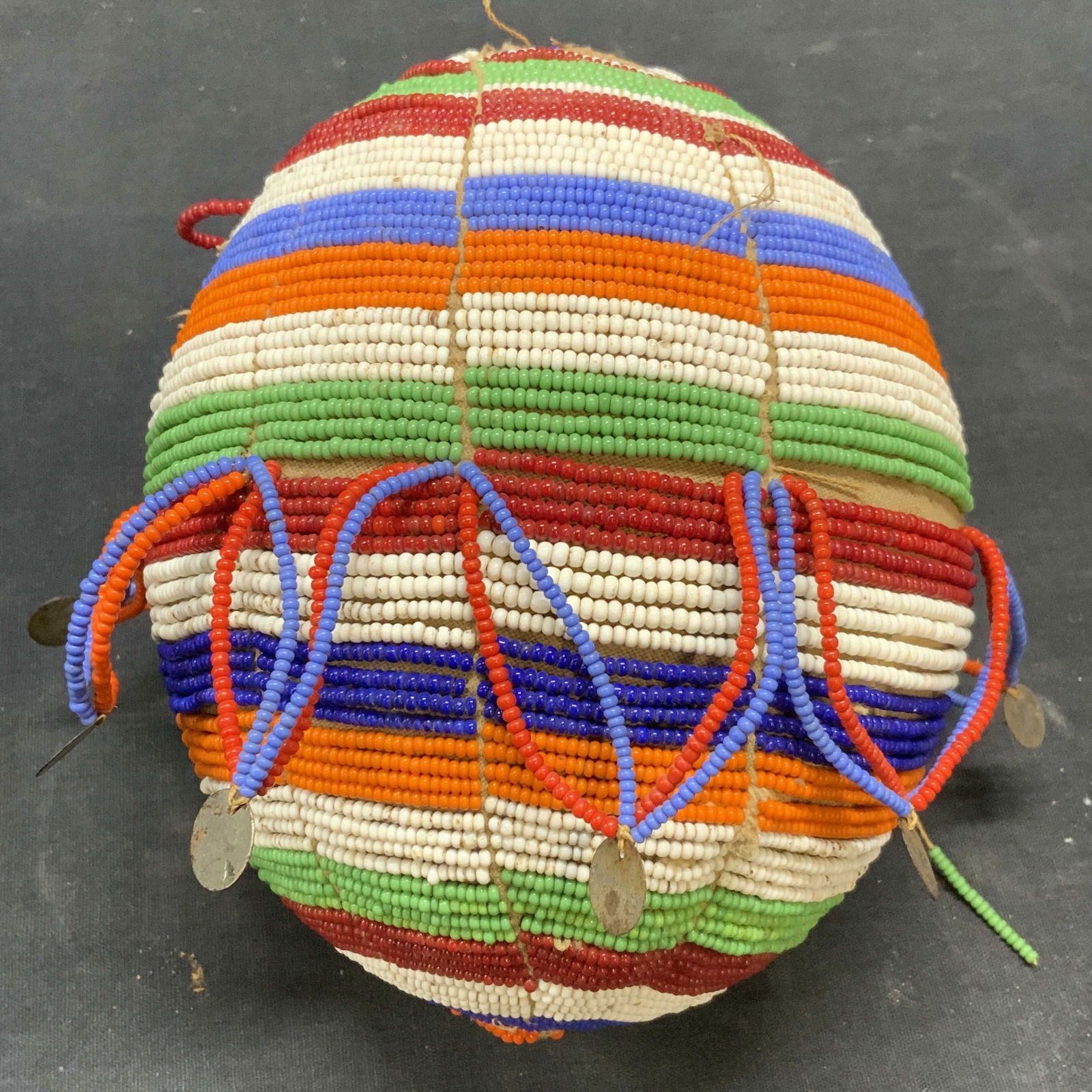 Vintage Hand Beaded Sphere Figural (1 of 6)