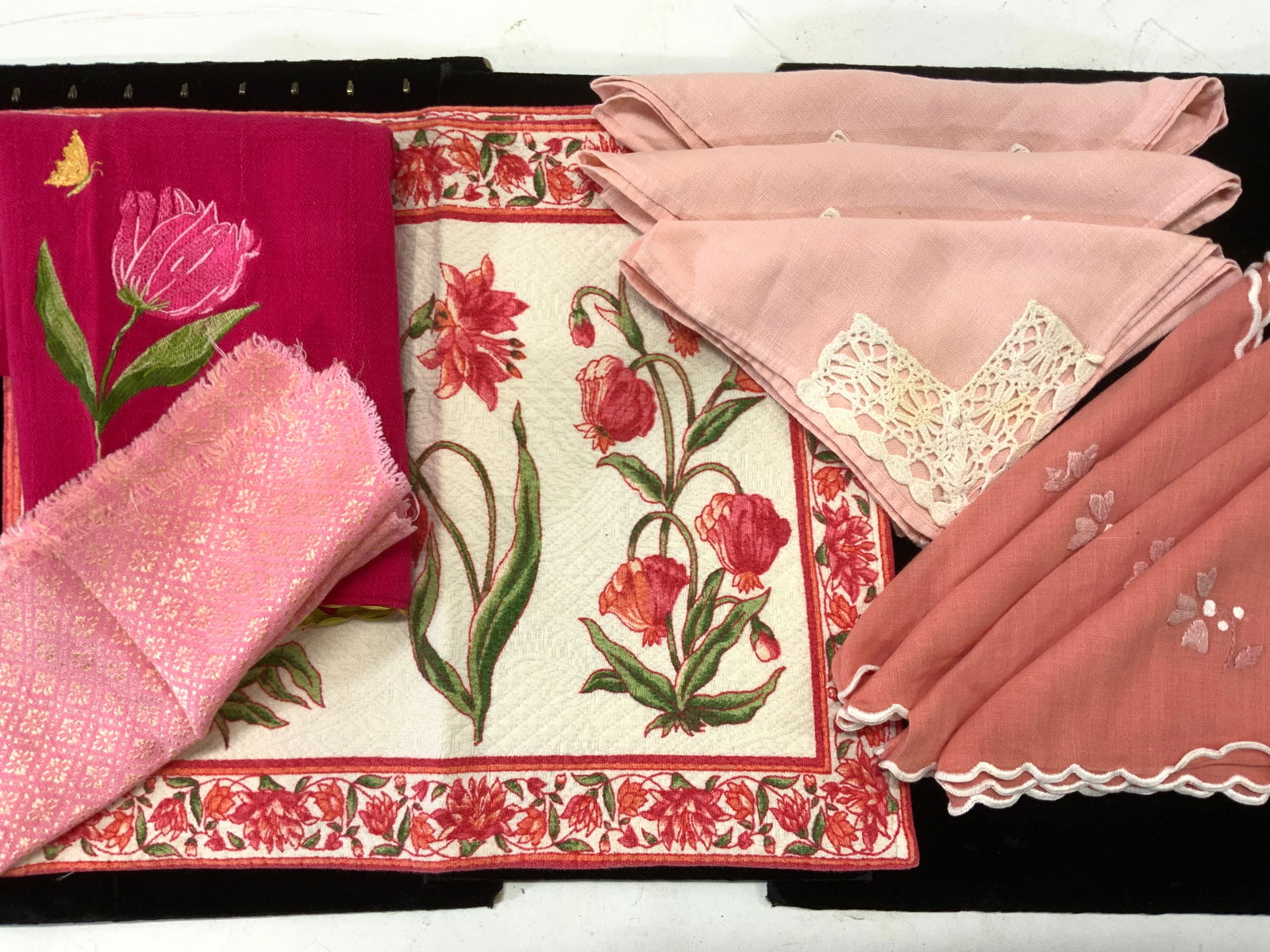 Park Designs Hand Towel, Vtg Table Linens 13 (1 of 12)