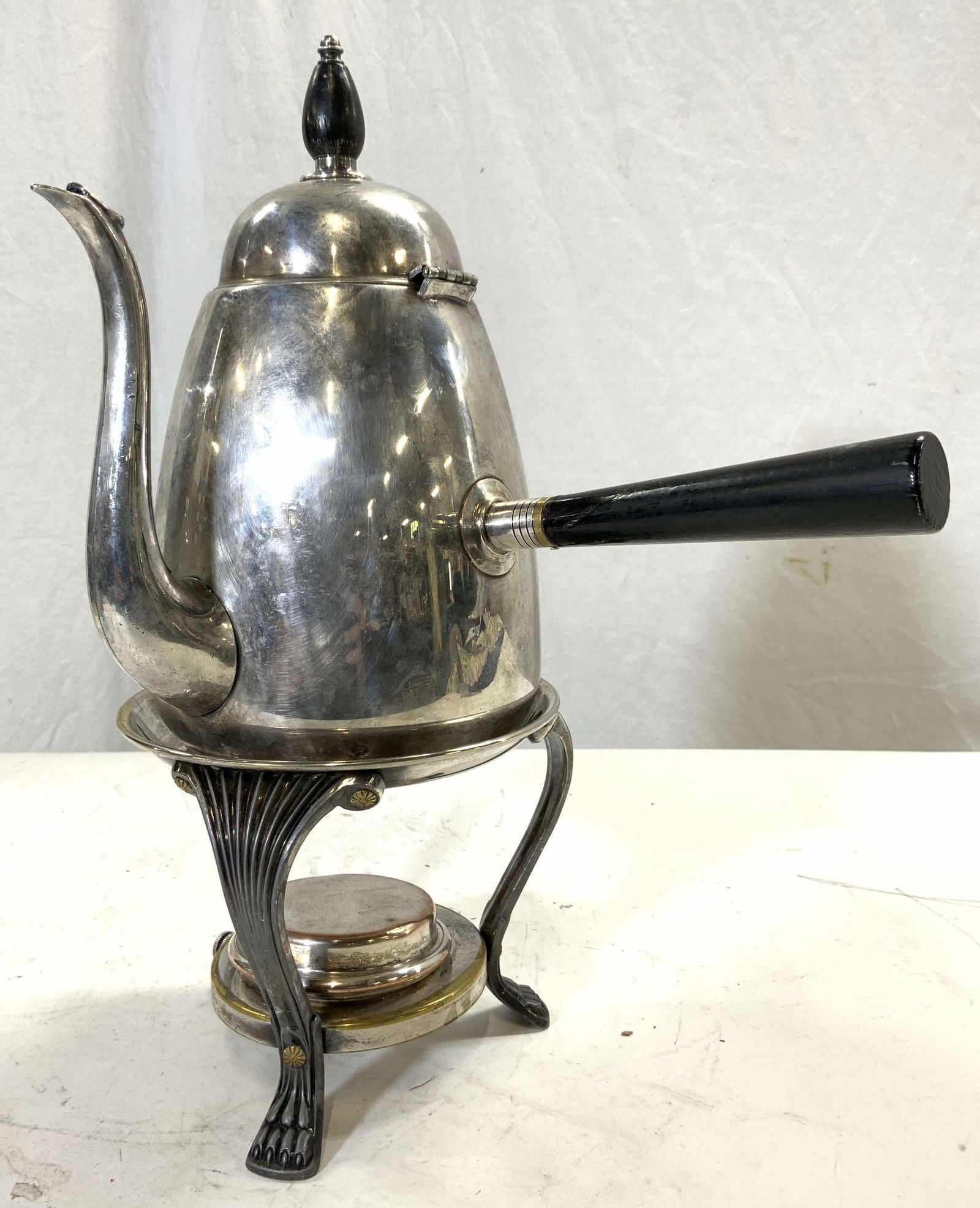 EB Rogers Vtg Silver on Copper Turkish Coffee Pot (1 of 7)