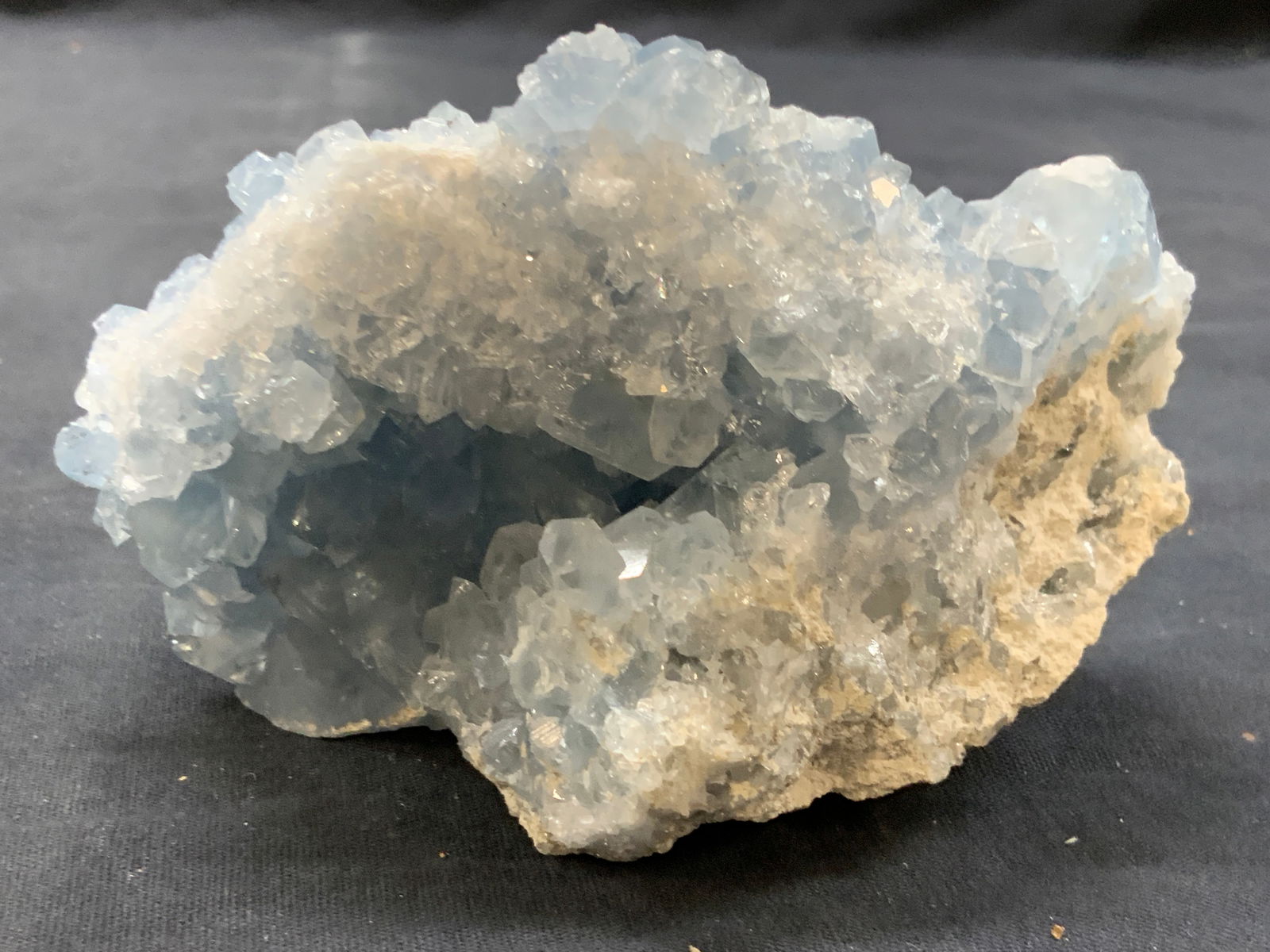 5 Inch Wide Blue Quartz Cluster Specimen (1 of 9)