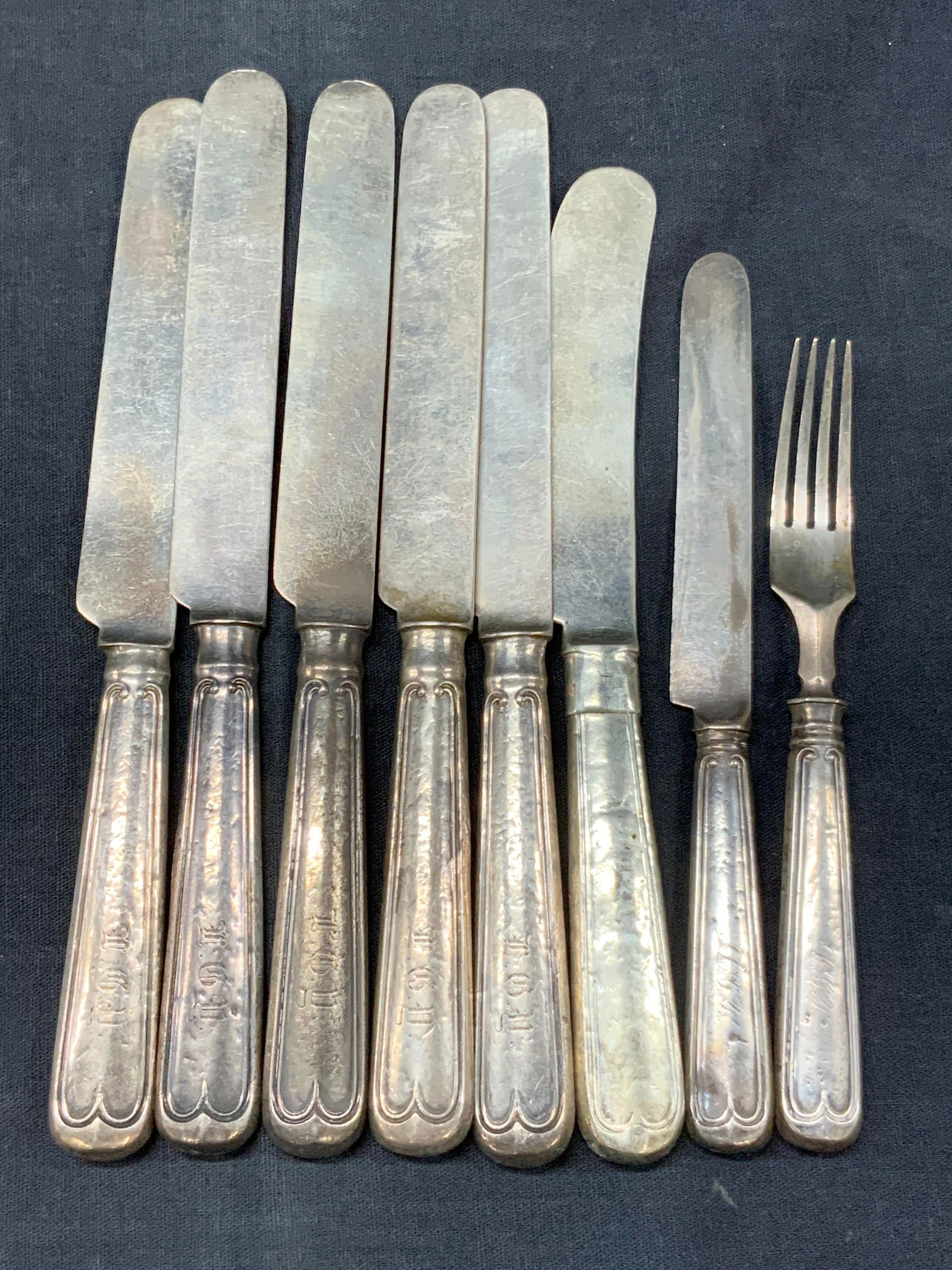 Lot 8 Sterling Silver Utensils (1 of 7)