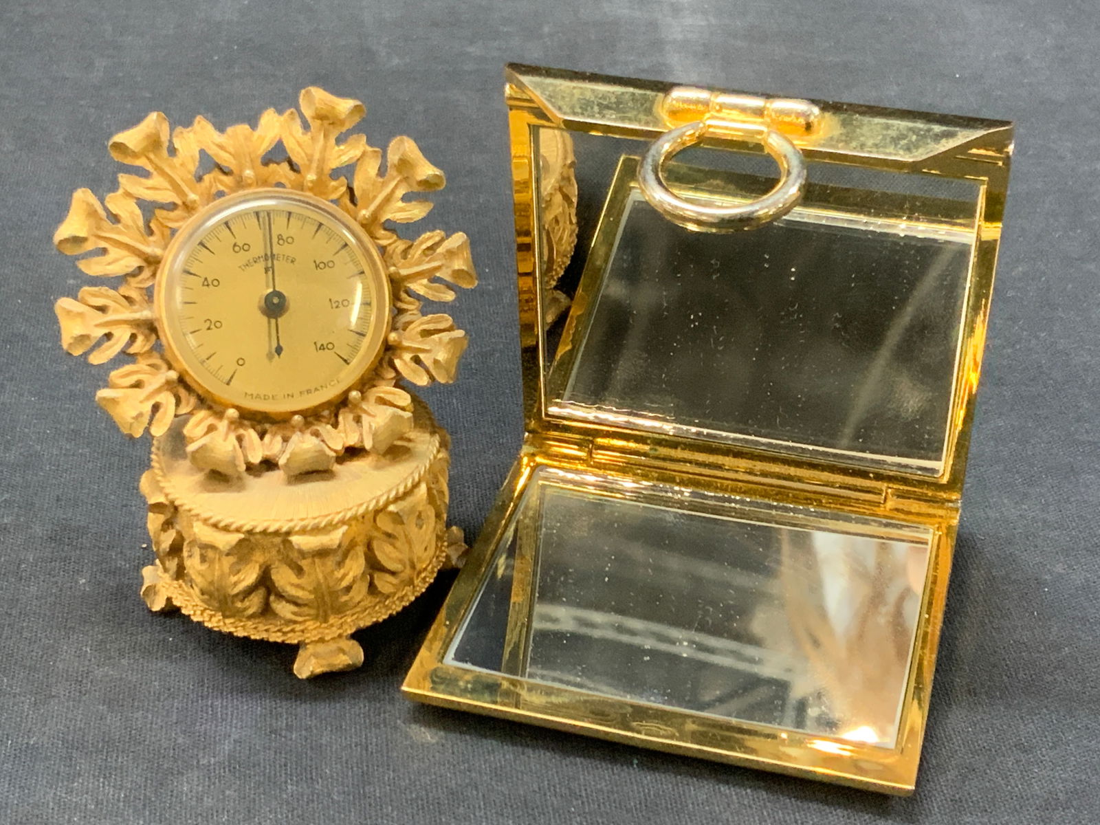 Lot 2 Brass Made Home & Vanity Accessories (1 of 10)