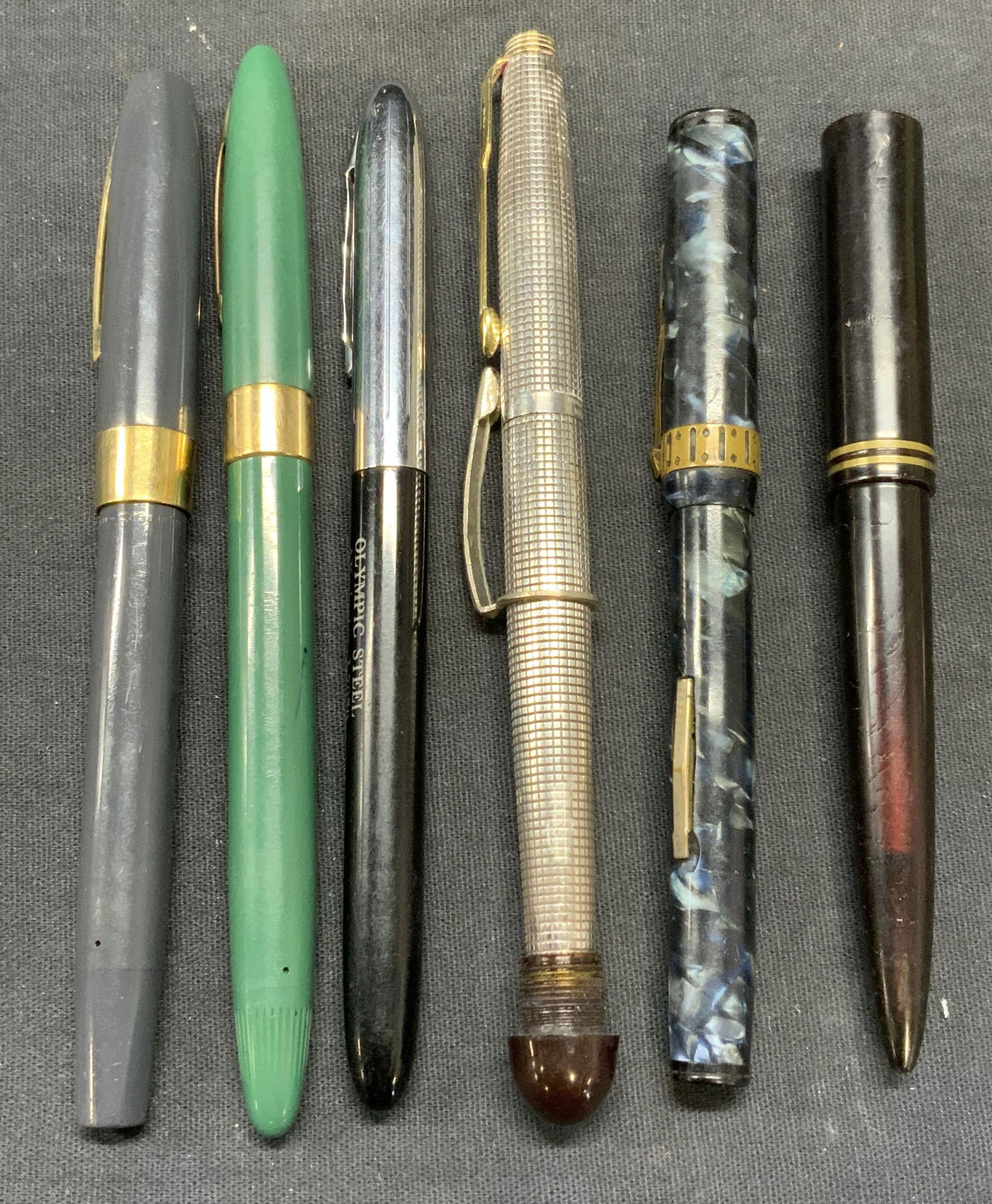 Lot 6 Sheaffer & Parker Vintage Fountain Pens (1 of 6)