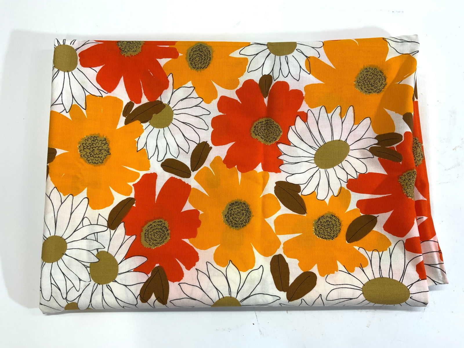 Mid Century VERA Cotton Flower Tablecloth (1 of 7)