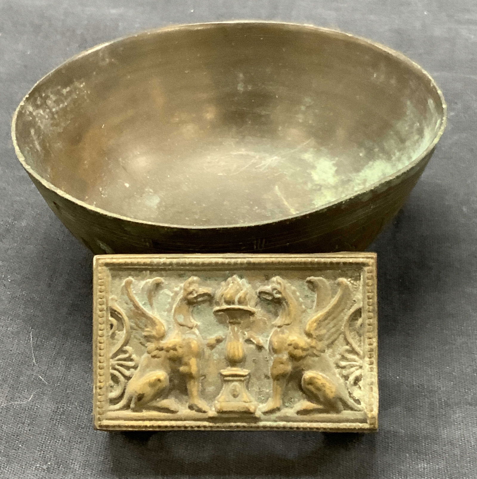 Lot 2 Patina Brass Accessories (1 of 10)