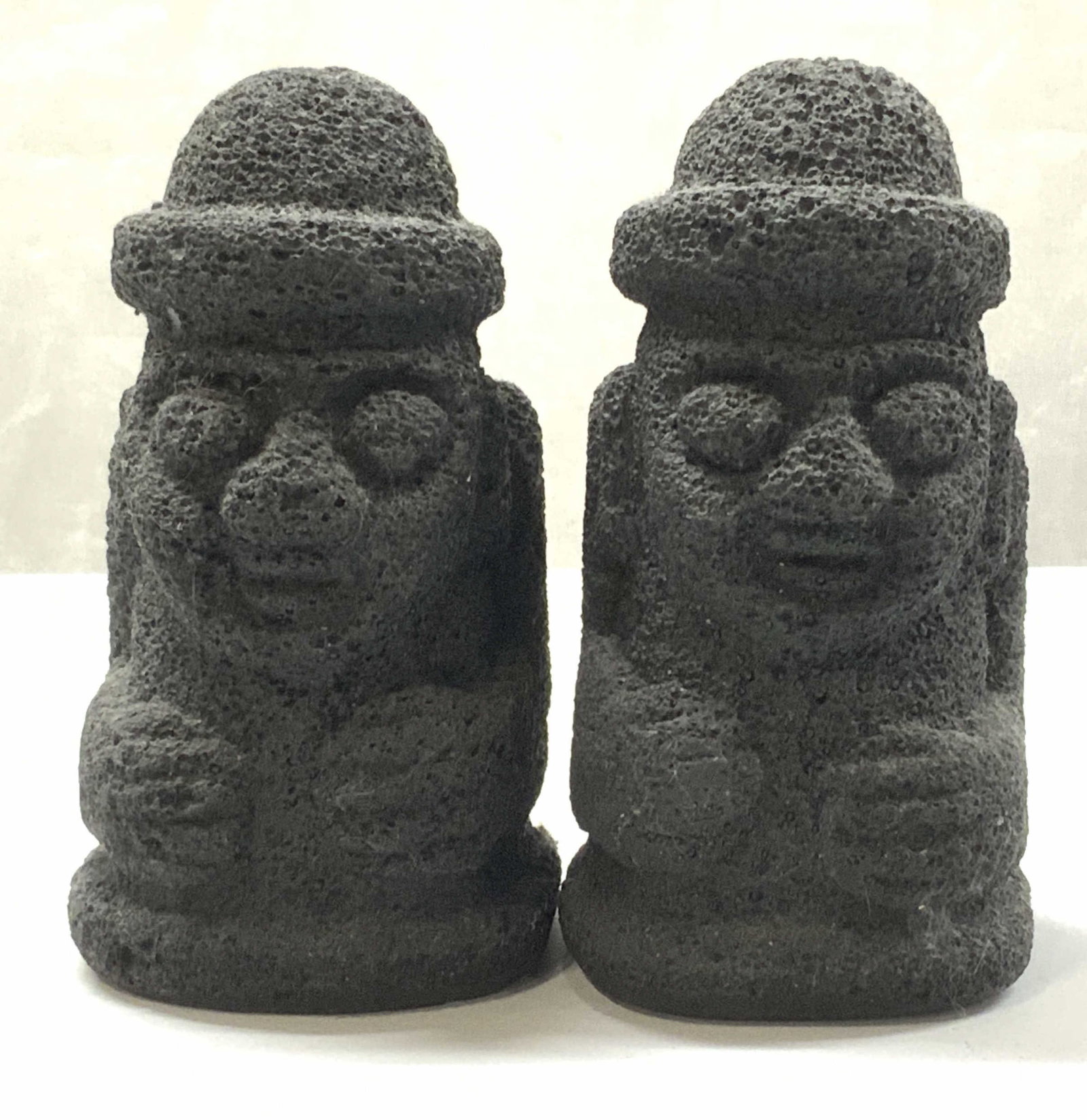 Pair Pumice Stone Native Figurals (1 of 6)