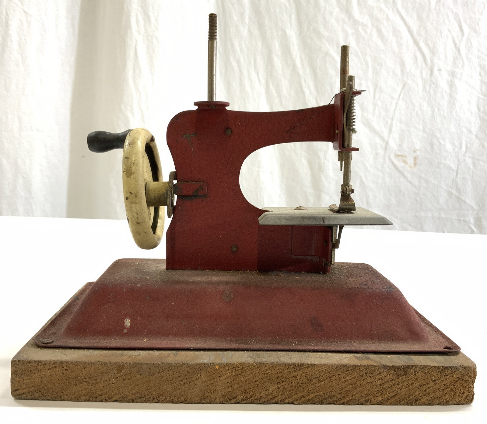 Vintage Metal & Wooden Sewing Machine Door Stop (1 of 7)