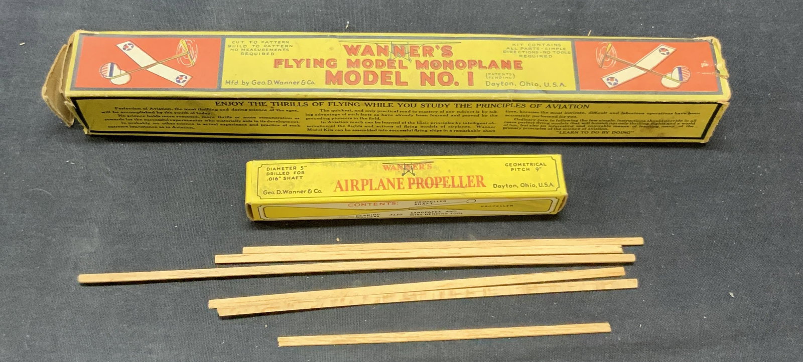 Vintage Wanners Flying Model Monoplane No. 1 (1 of 6)