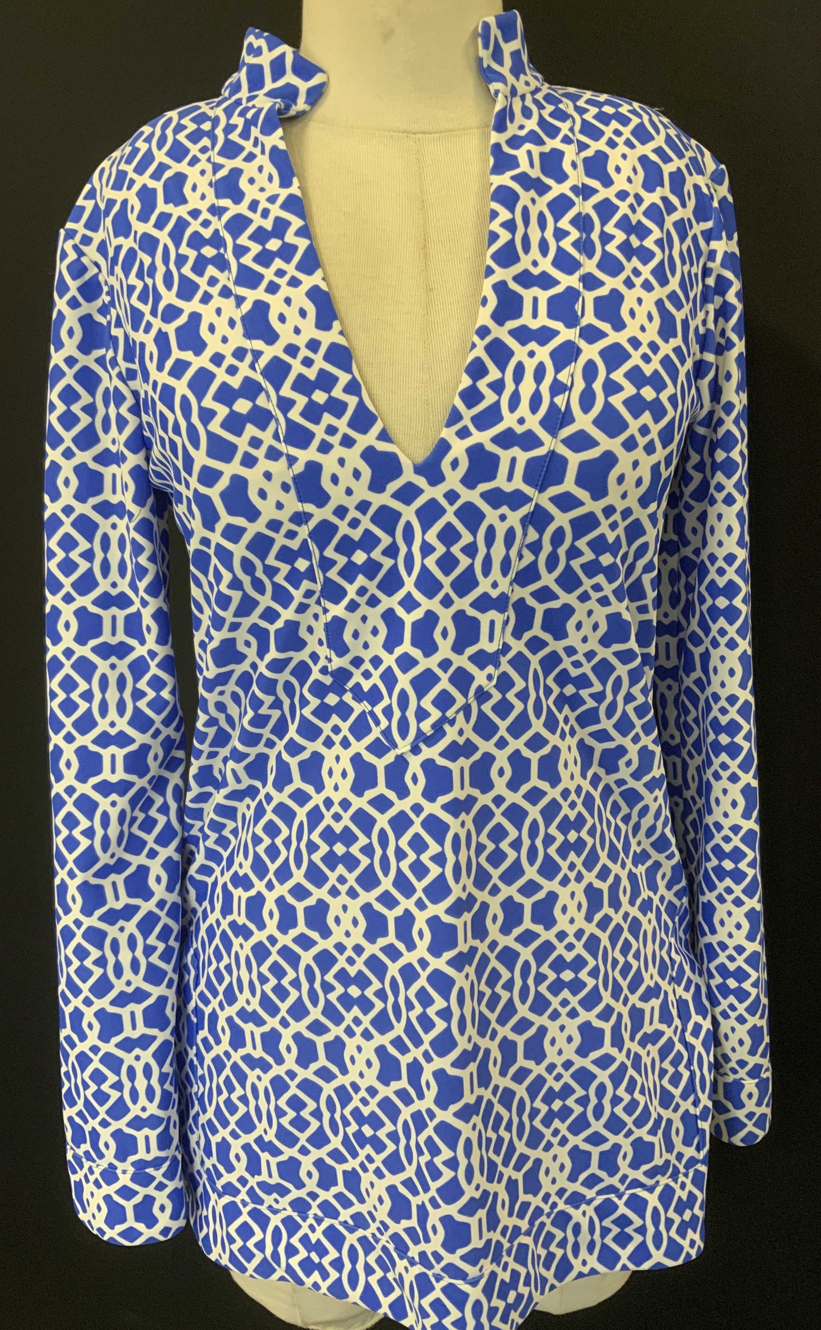 Jude Conally Long Sleeve Tube Blouse w Geo Print (1 of 6)