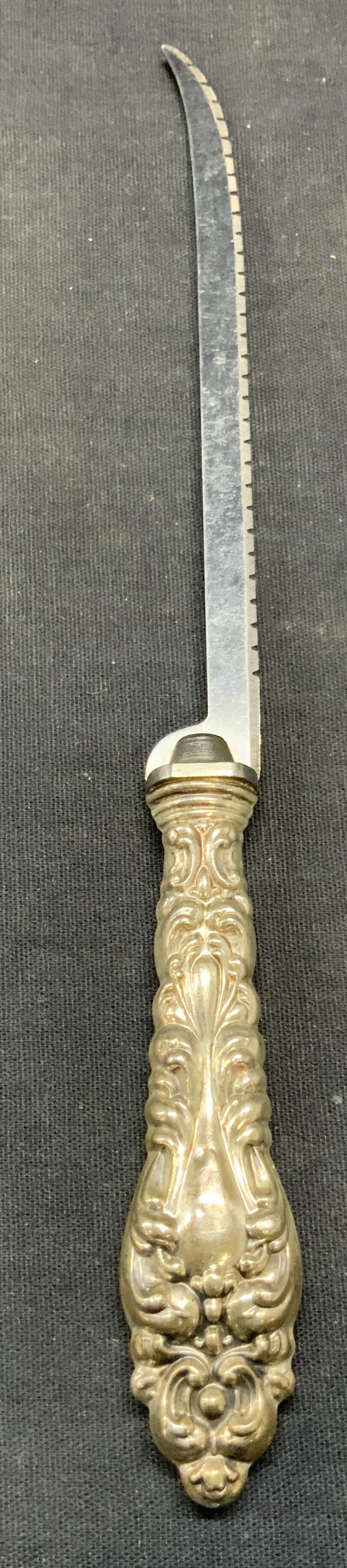 Vintage Sterling Silver Repousse Knife (1 of 6)