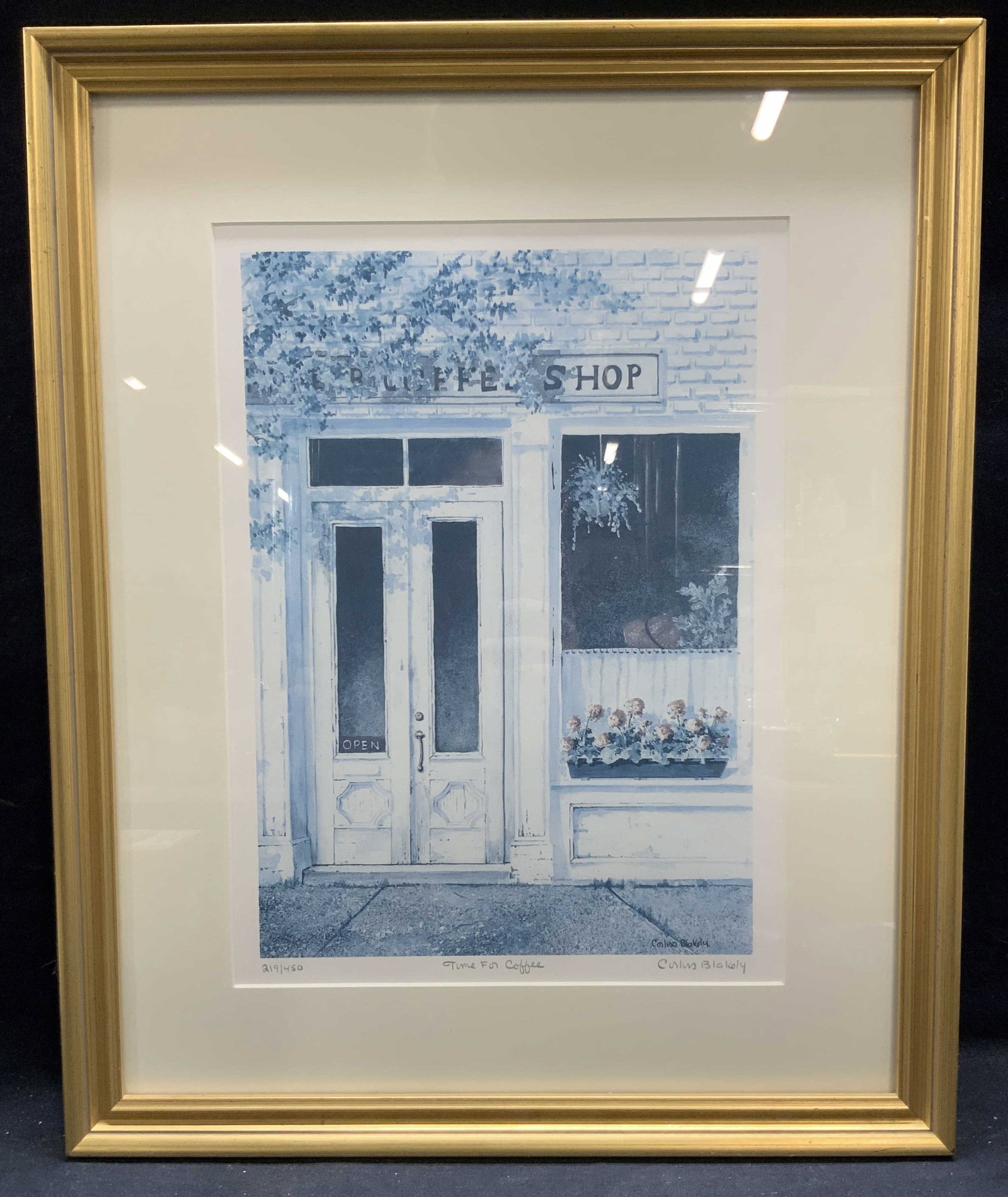 Corliss Blakely Time For Coffee Lithograph (1 of 6)
