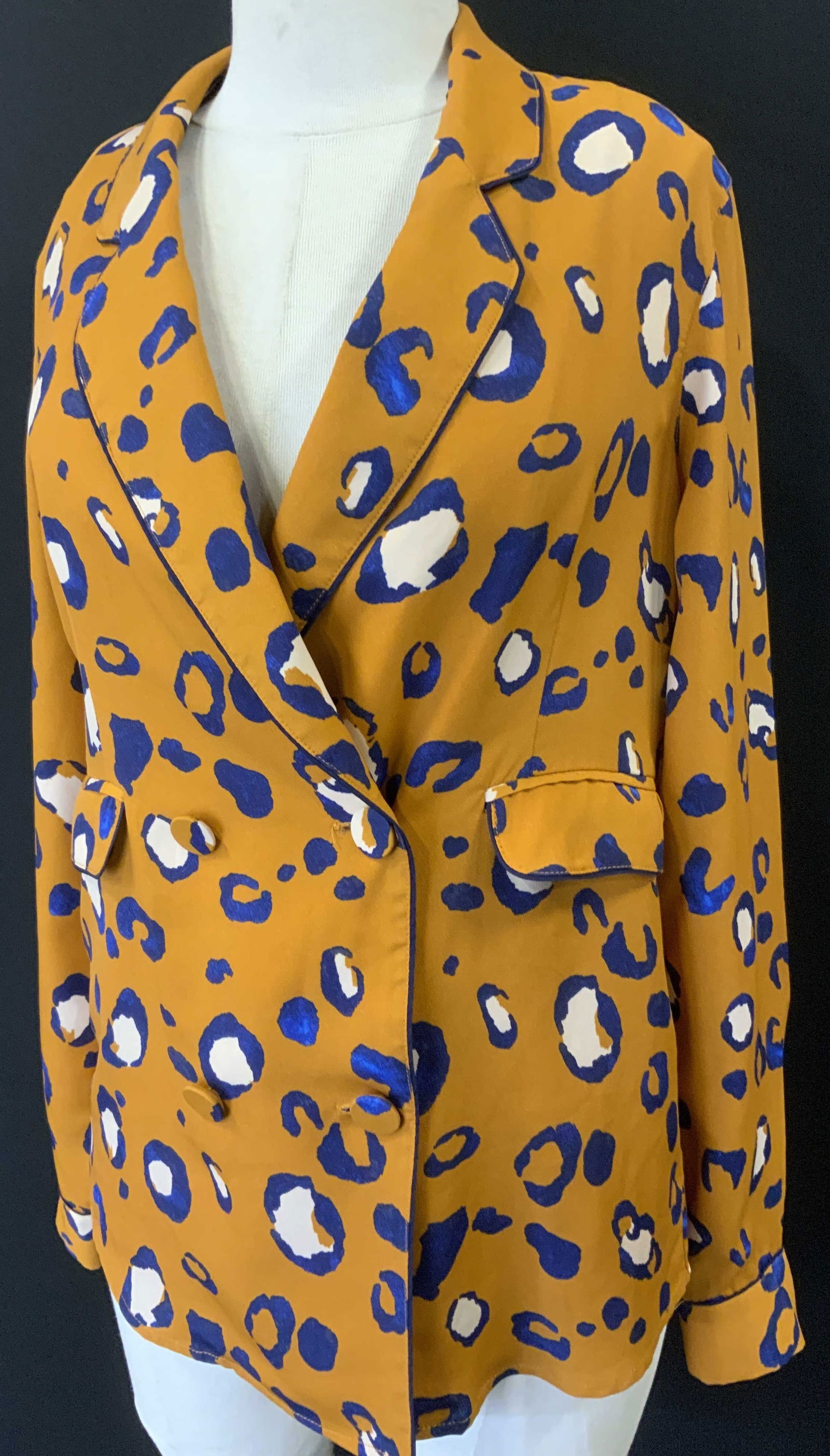 Phillip Lim Animal Print Button Down Blouse (1 of 6)