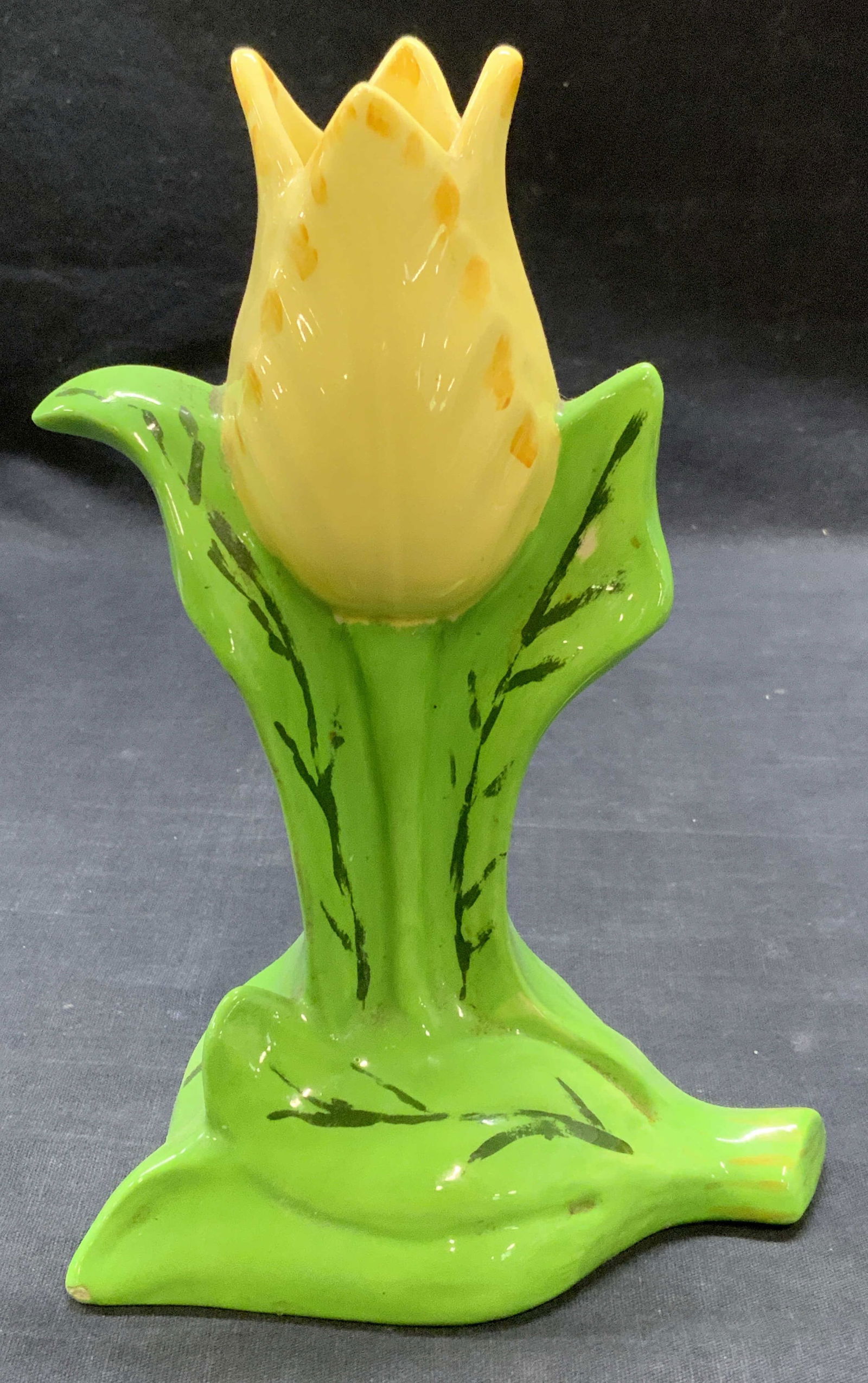 Vintage Signed Ceramic Tulip Vase (1 of 6)